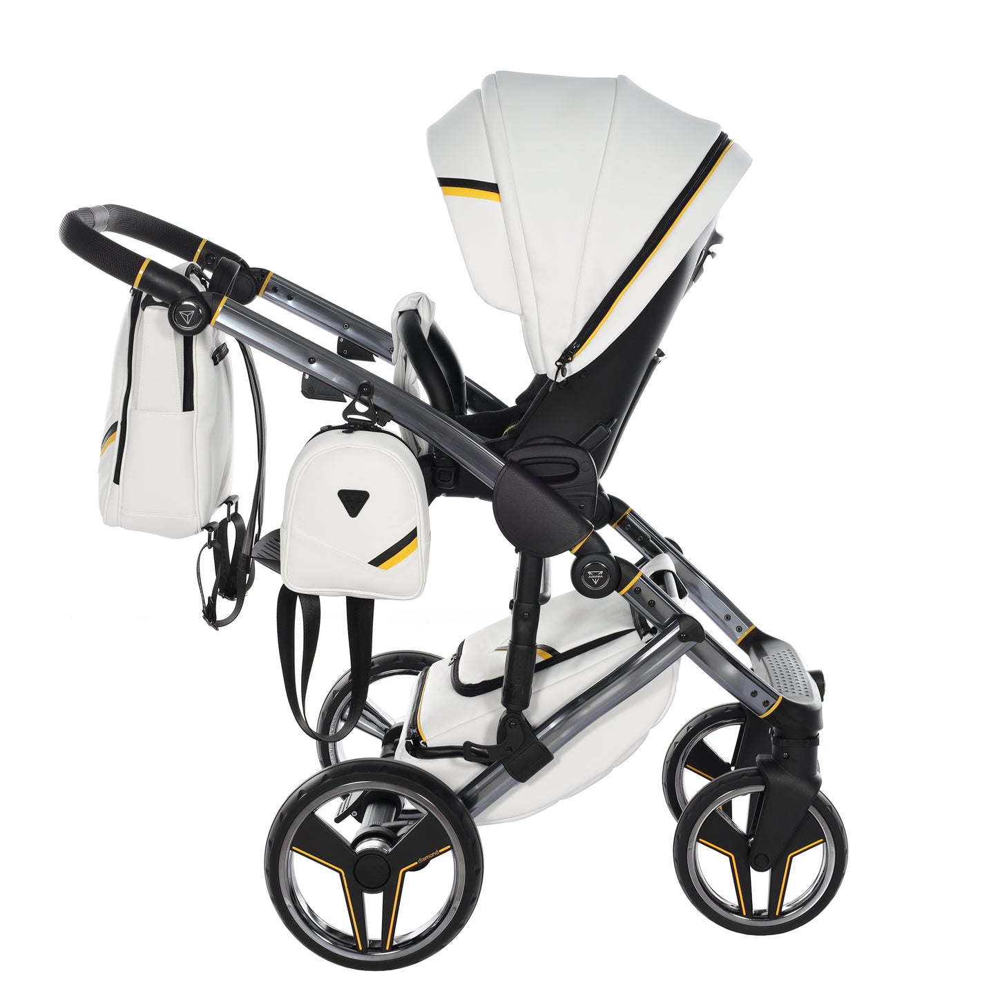 Junama SPORT V3 2 in 1 , prams and stroller, WHITE