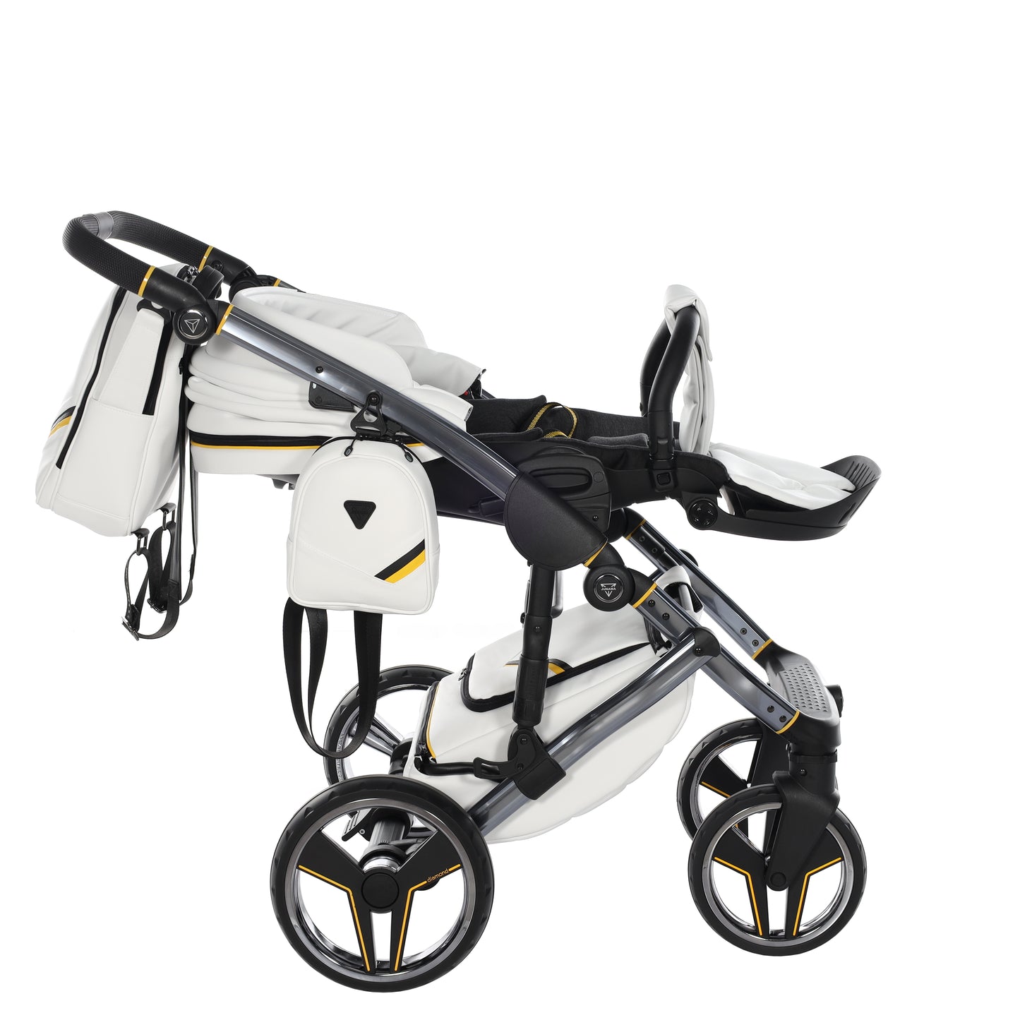 Junama SPORT V3 2 in 1 , prams and stroller, WHITE