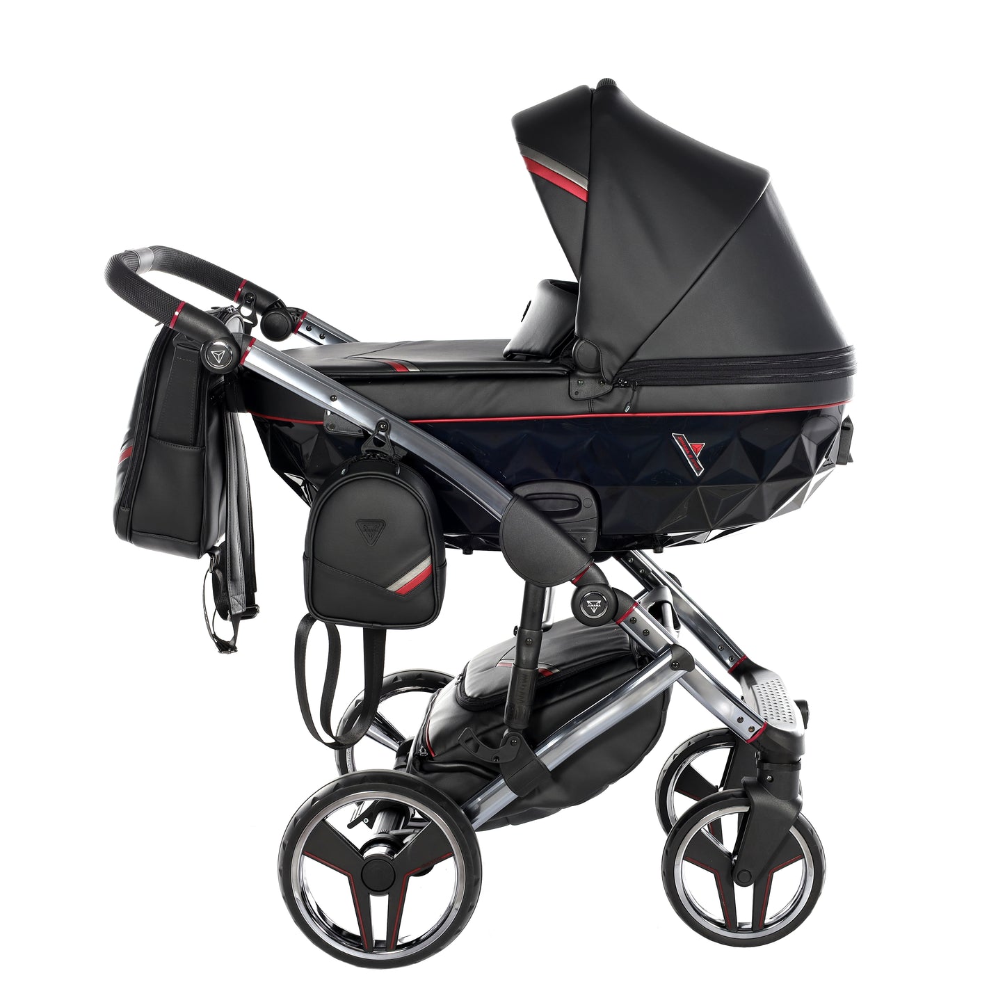 Junama SPORT V3 2 in 1 , prams and stroller, BLACK