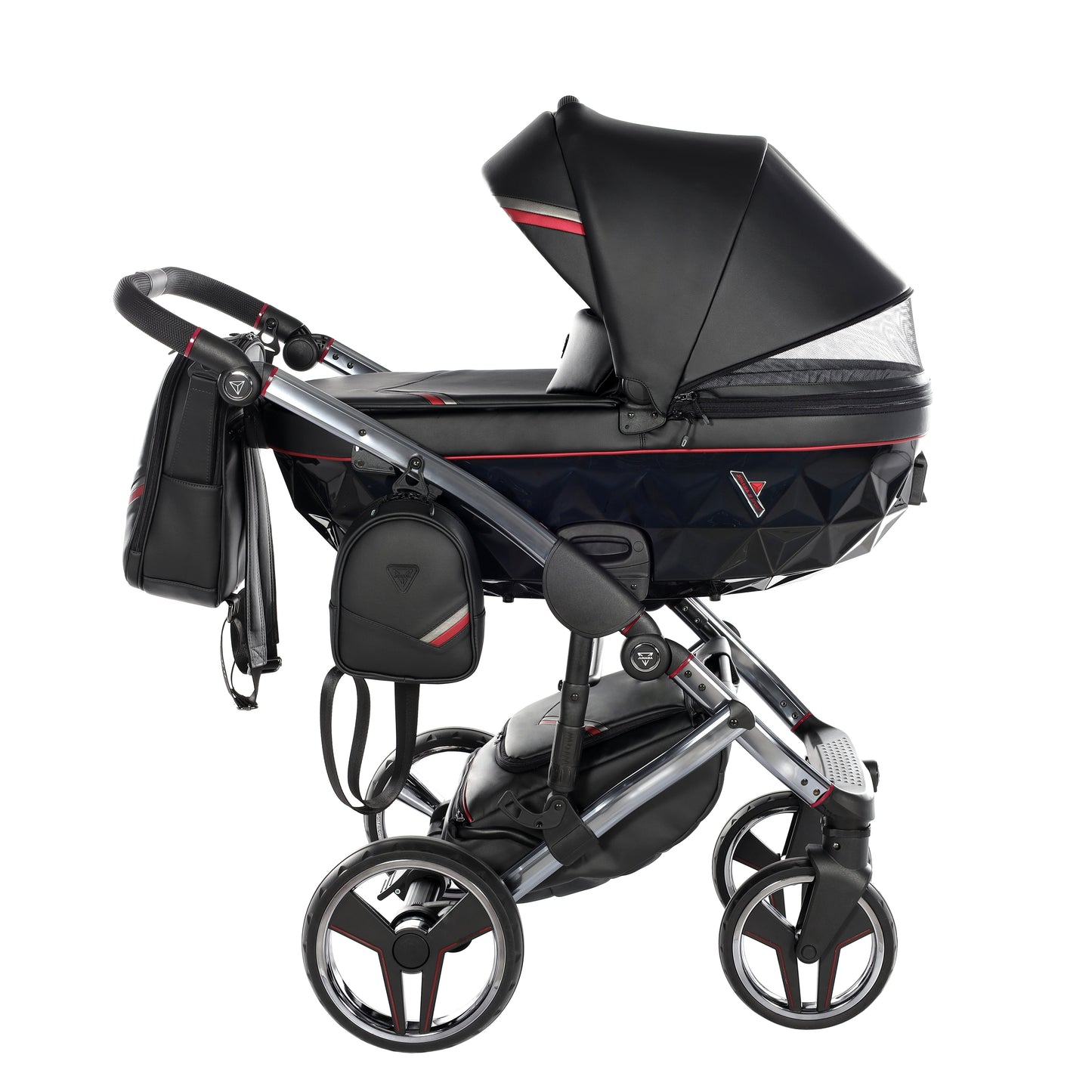 Junama SPORT V3 2 in 1 , prams and stroller, BLACK