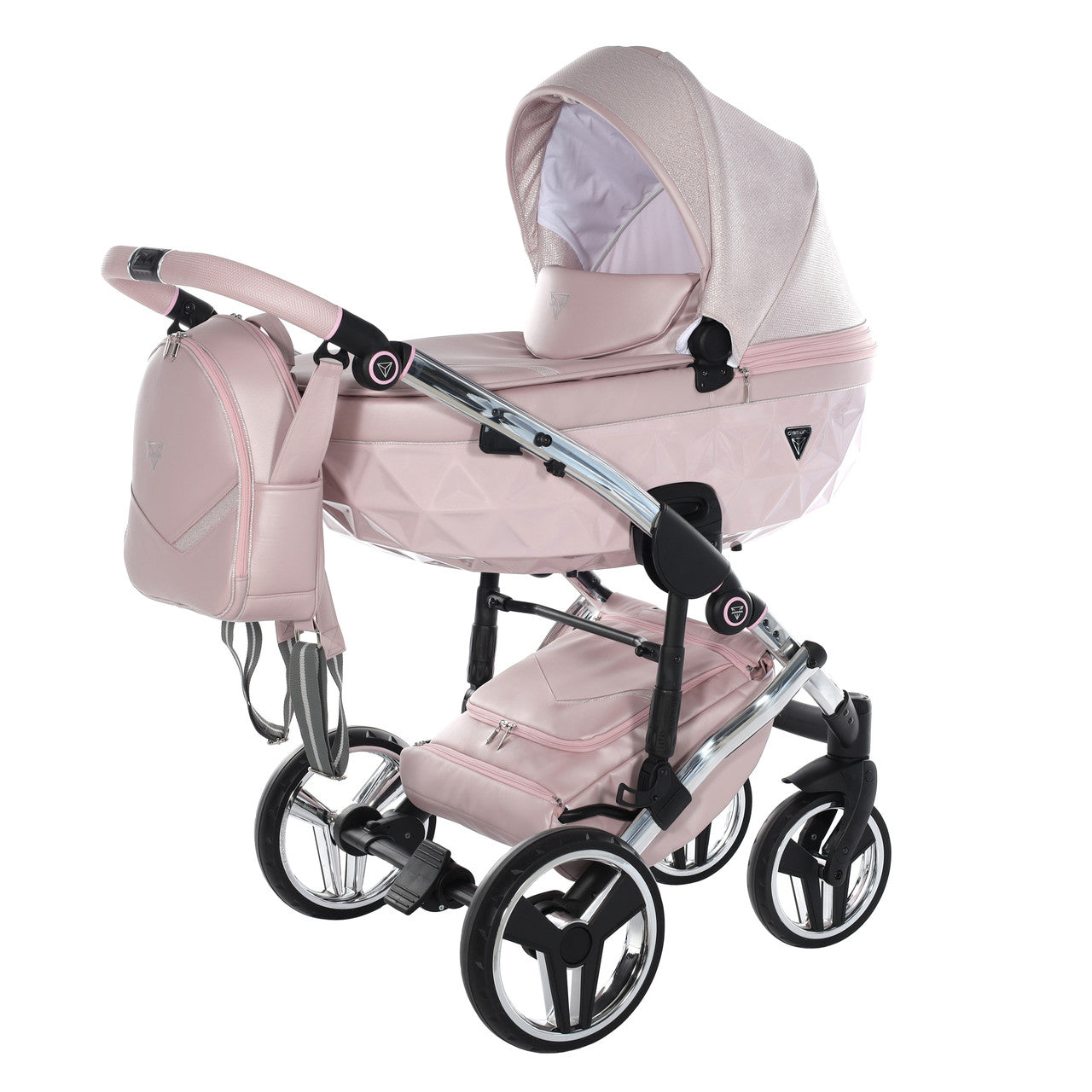 Junama DOLCE 2 in 1 , prams and stroller, PINK