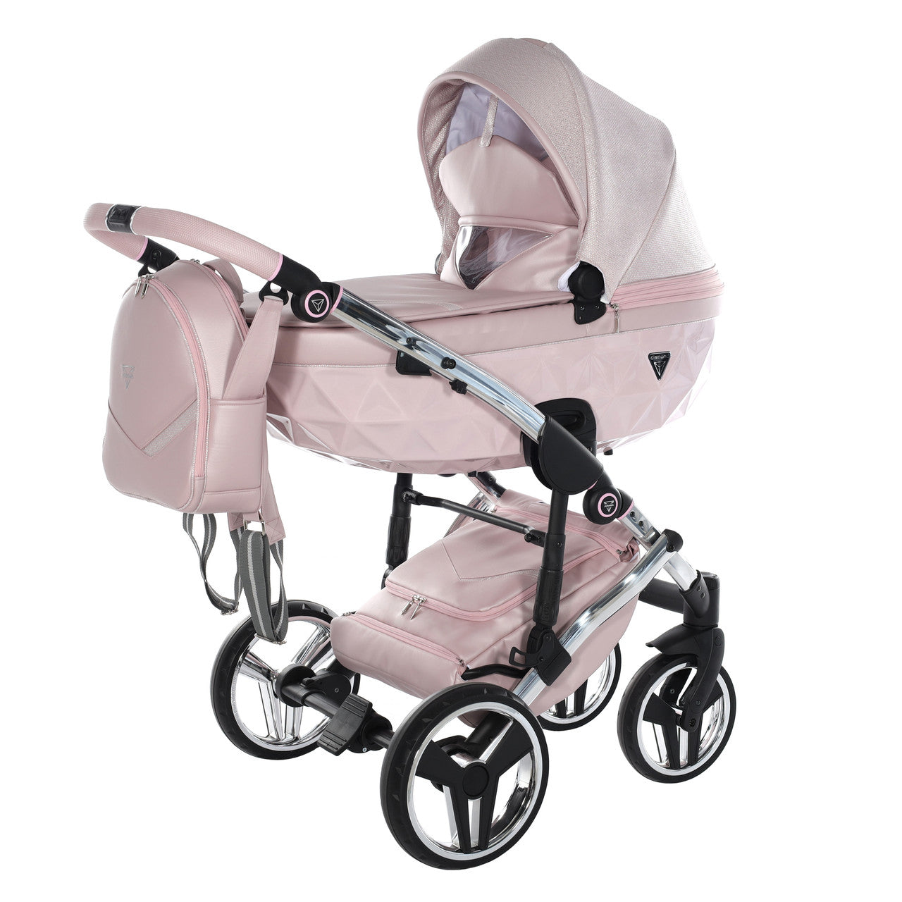 Junama DOLCE 2 in 1 , prams and stroller, PINK