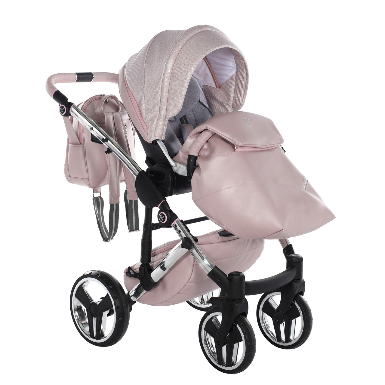 Junama DOLCE 2 in 1 , prams and stroller, PINK