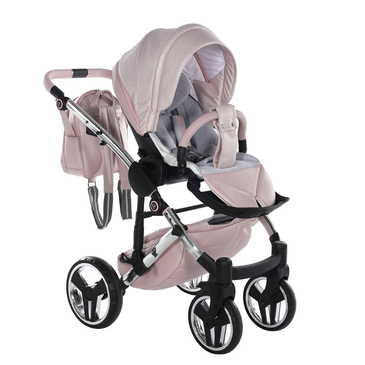 Junama DOLCE 2 in 1 , prams and stroller, PINK