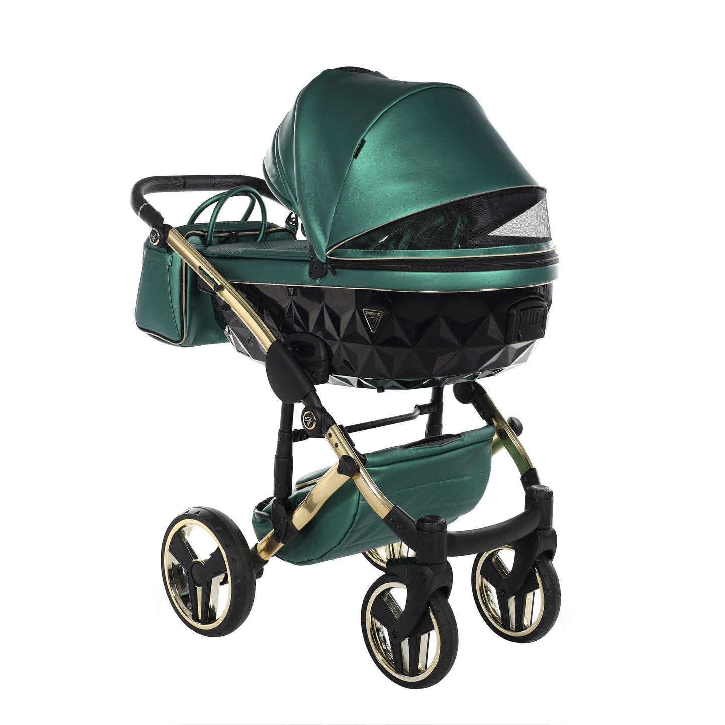 Junama FLUO 2 in 1 , prams and stroller, GREEN