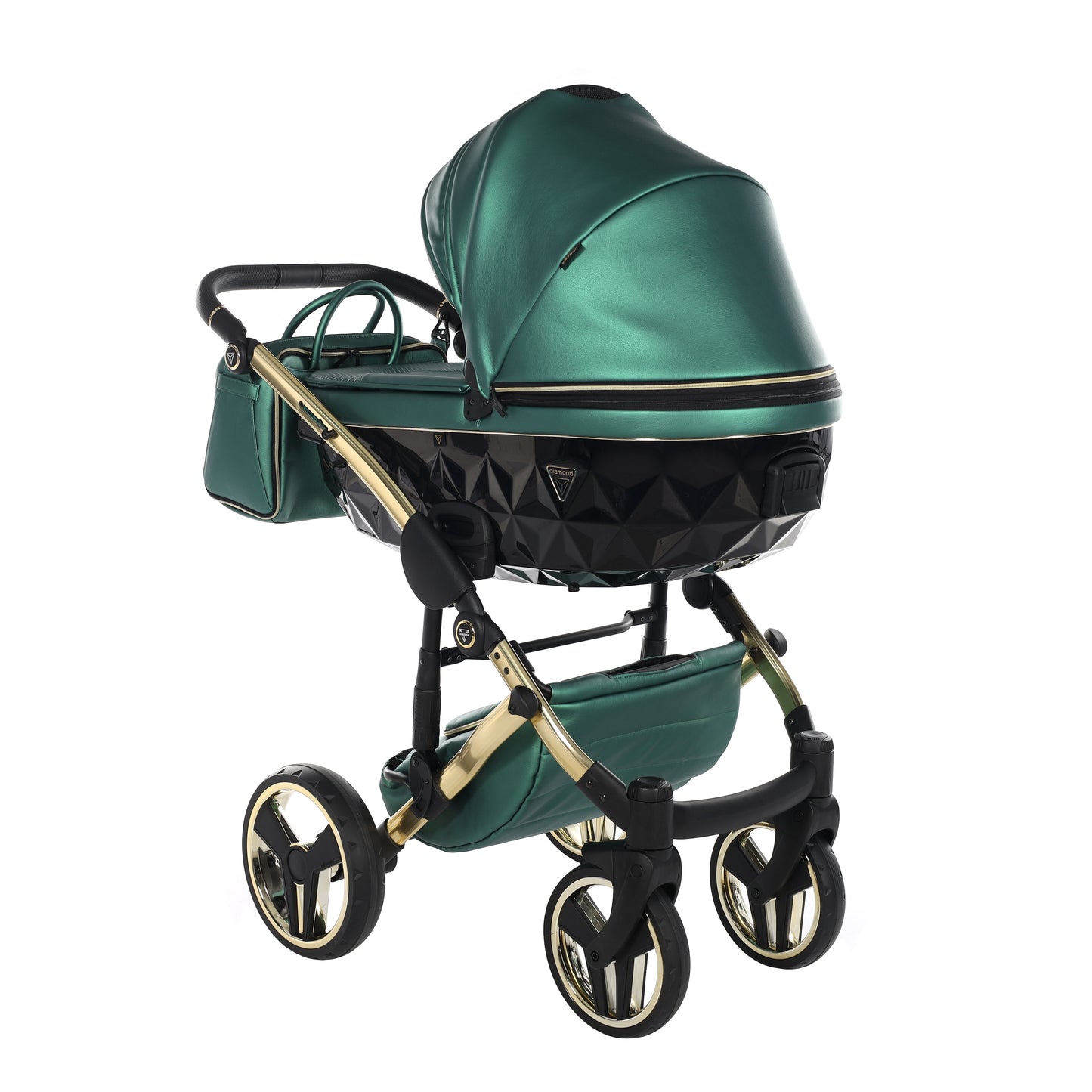 Junama FLUO 2 in 1 , prams and stroller, GREEN