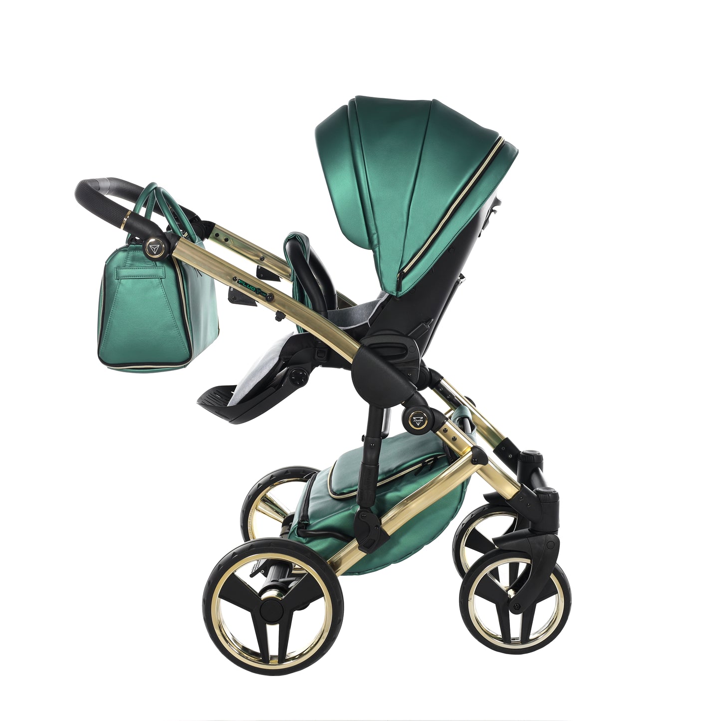 Junama FLUO 2 in 1 , prams and stroller, GREEN