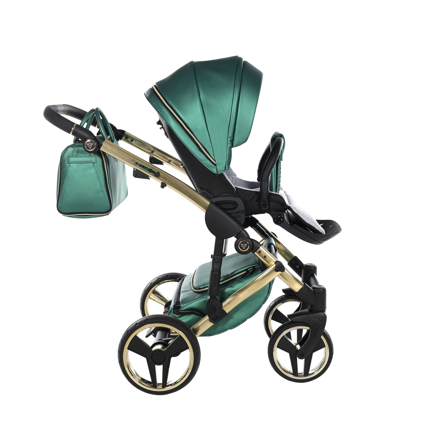 Junama FLUO 2 in 1 , prams and stroller, GREEN