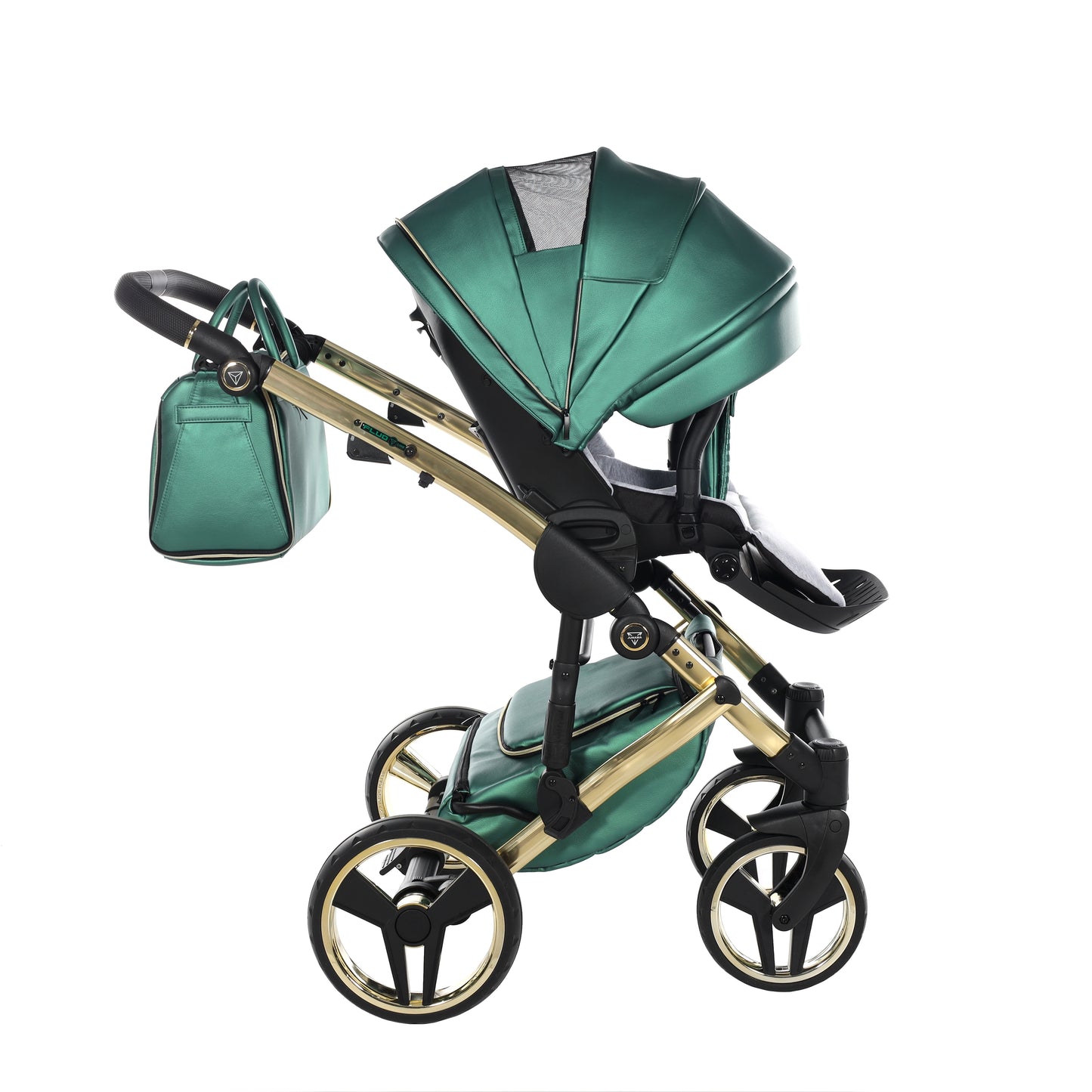 Junama FLUO 2 in 1 , prams and stroller, GREEN