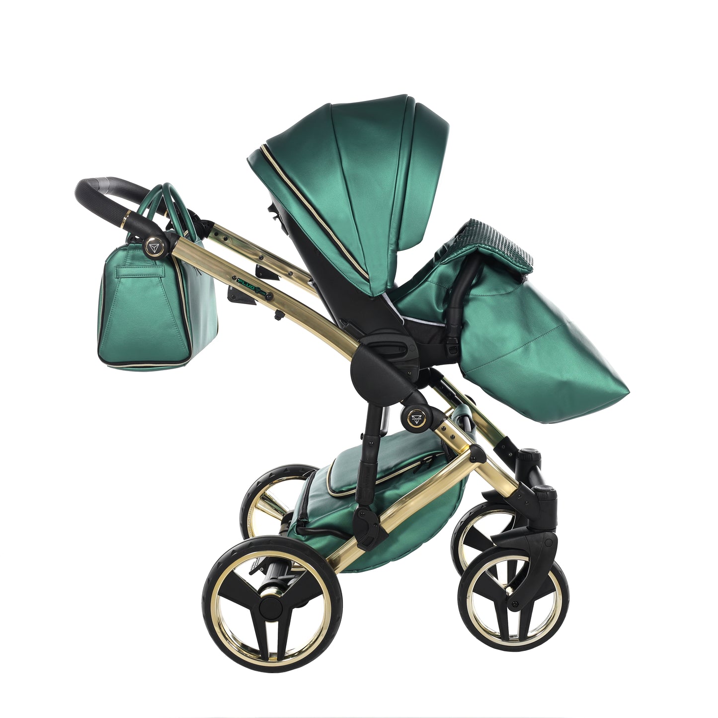 Junama FLUO 2 in 1 , prams and stroller, GREEN