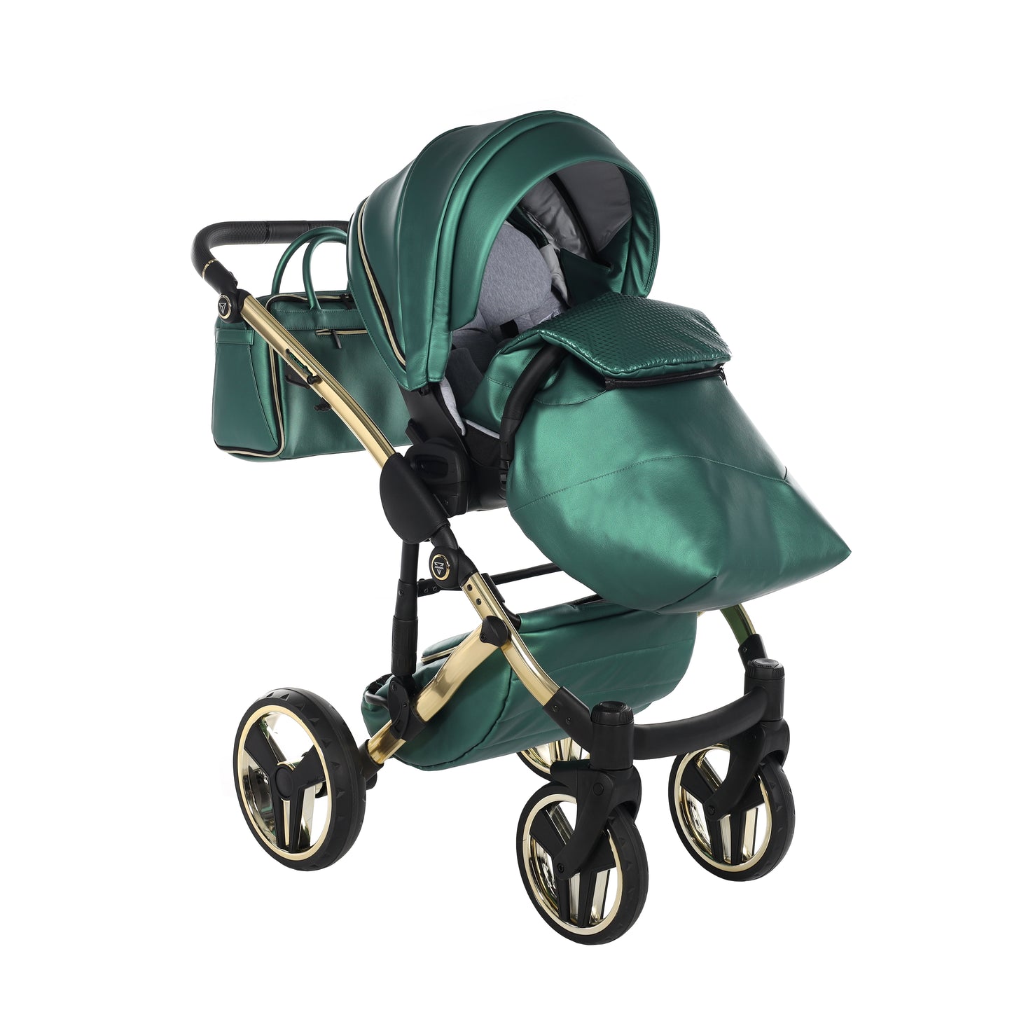 Junama FLUO 2 in 1 , prams and stroller, GREEN