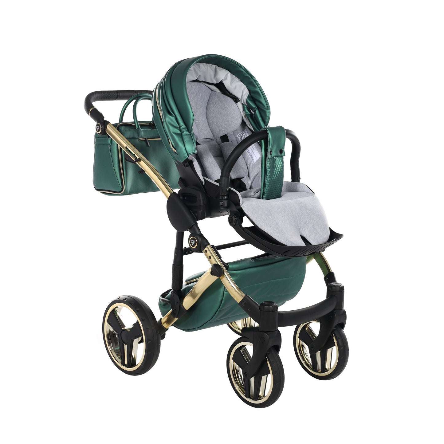 Junama FLUO 2 in 1 , prams and stroller, GREEN