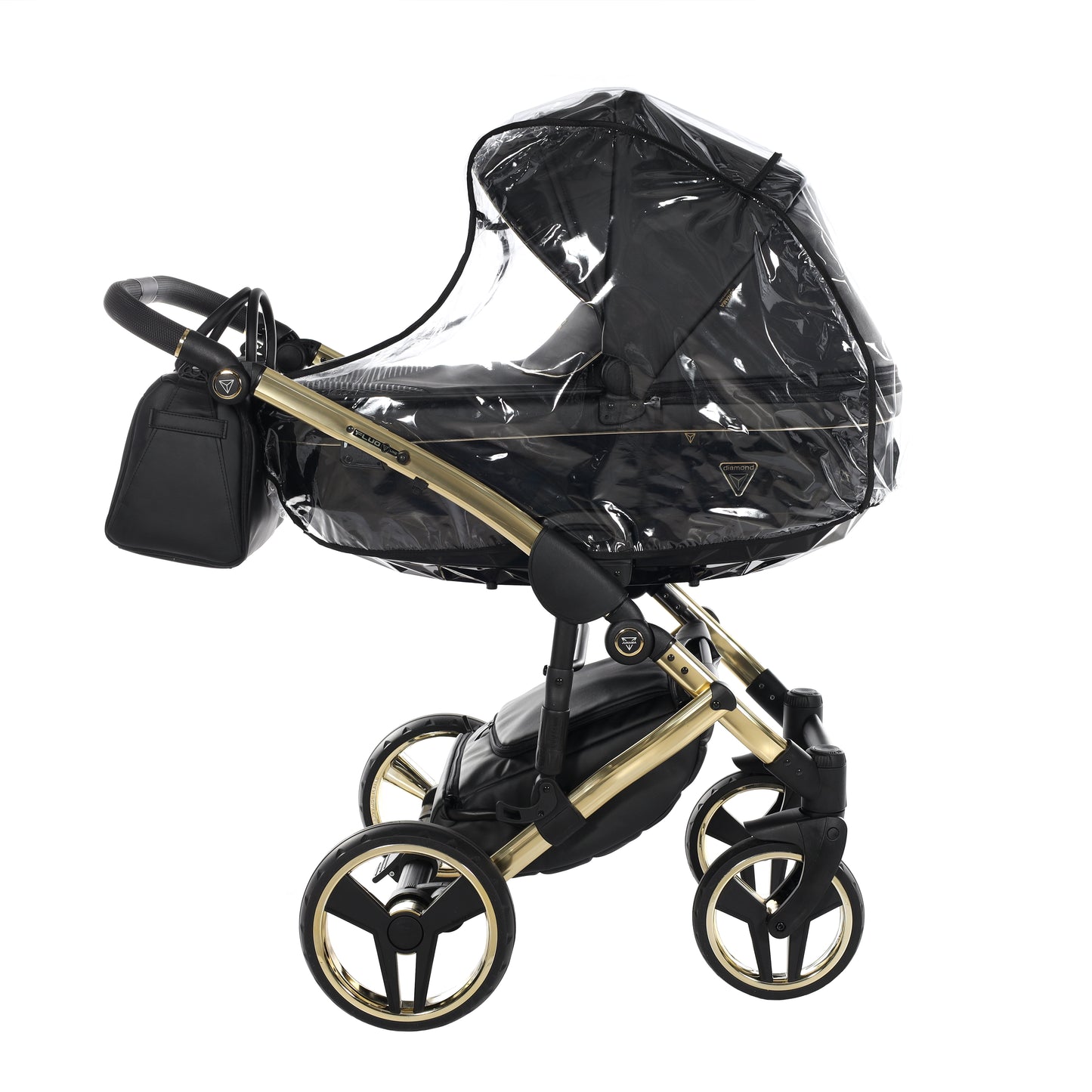 Junama FLUO 2 in 1 , prams and stroller, BLACK