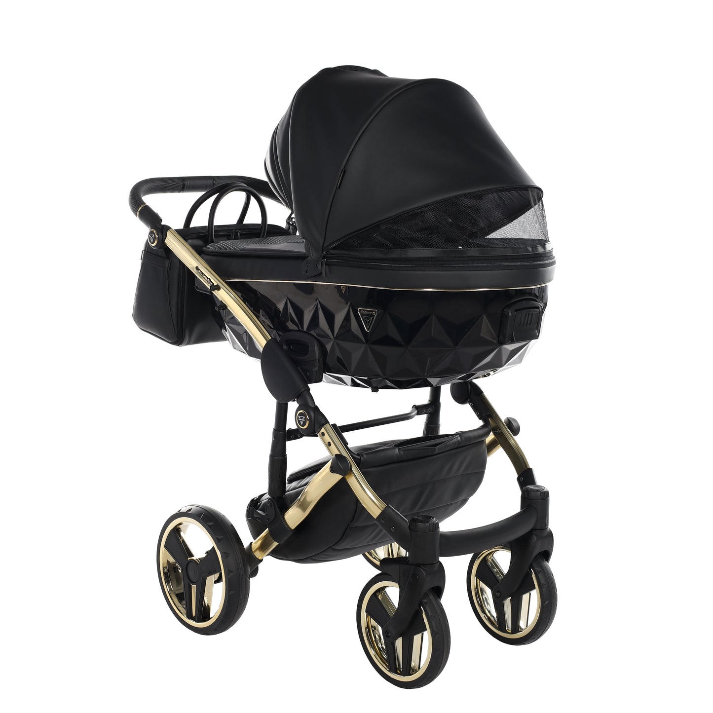 Junama FLUO 2 in 1 , prams and stroller, BLACK
