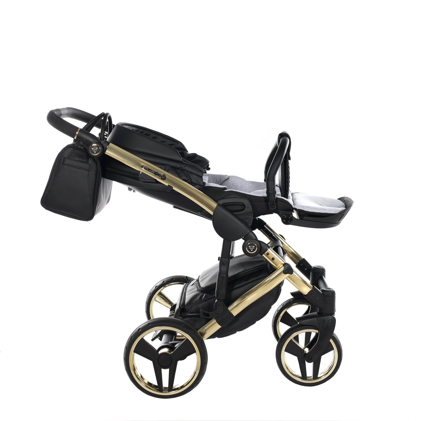 Junama FLUO 2 in 1 , prams and stroller, BLACK