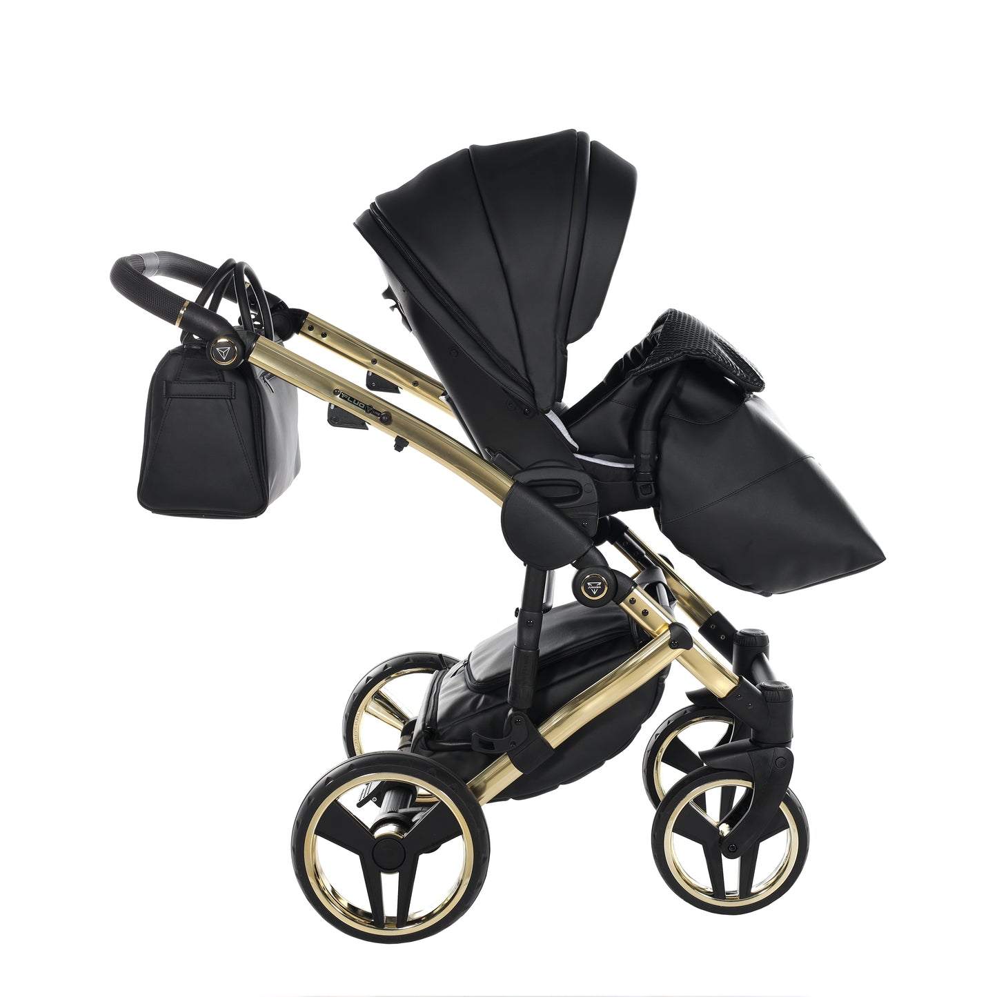Junama FLUO 2 in 1 , prams and stroller, BLACK