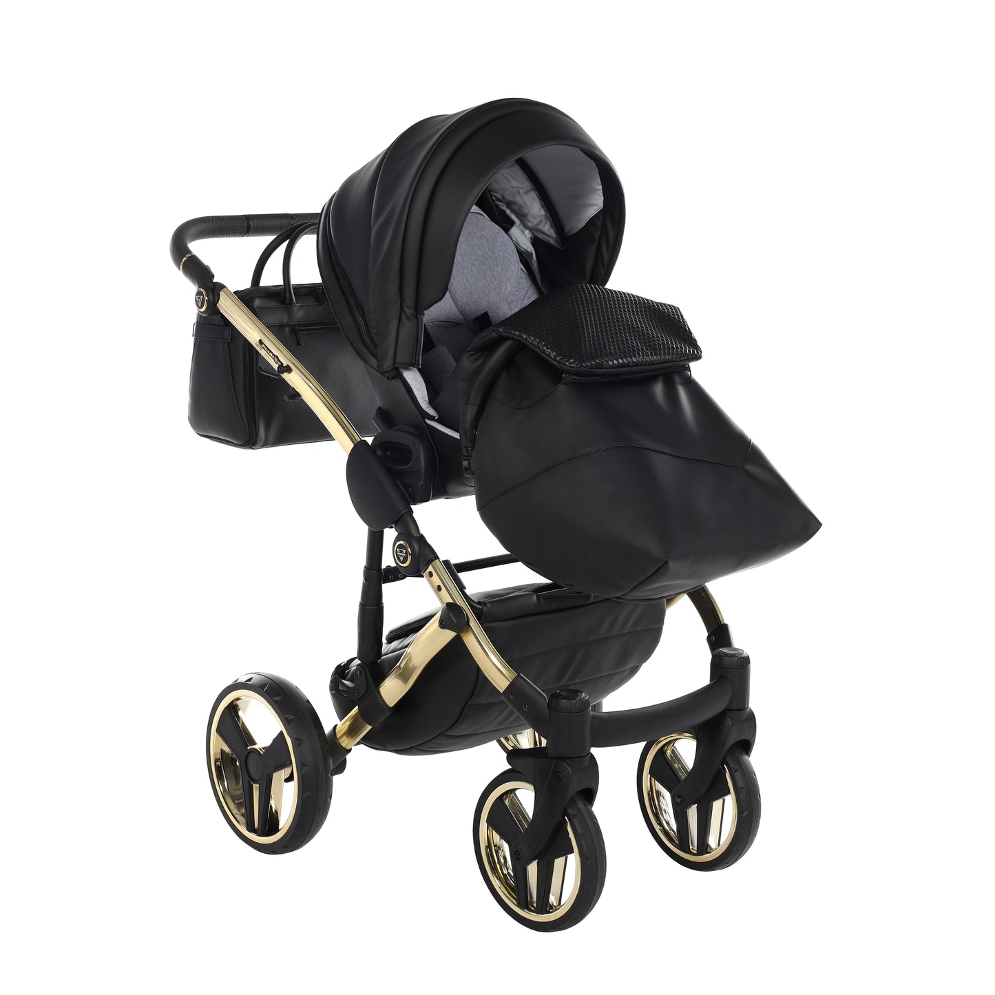 Junama FLUO 2 in 1 , prams and stroller, BLACK