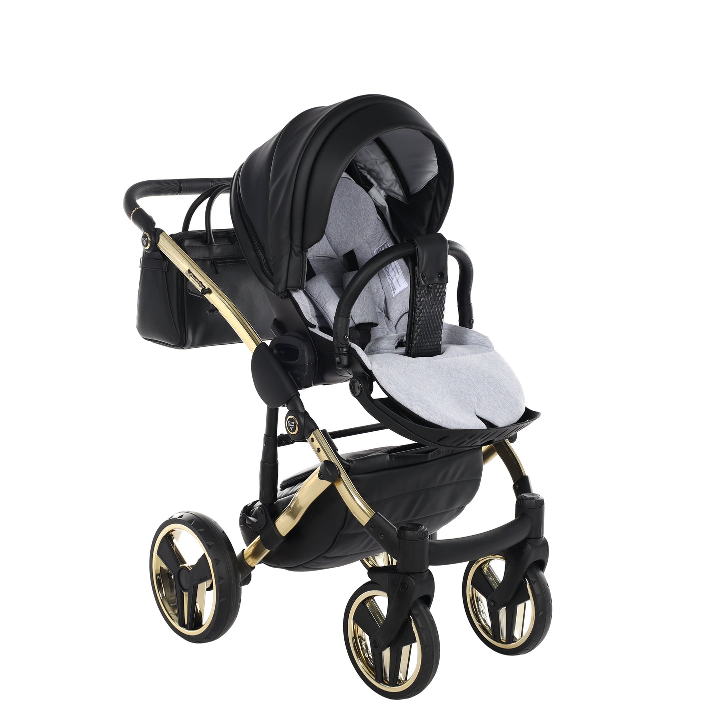 Junama FLUO 2 in 1 , prams and stroller, BLACK