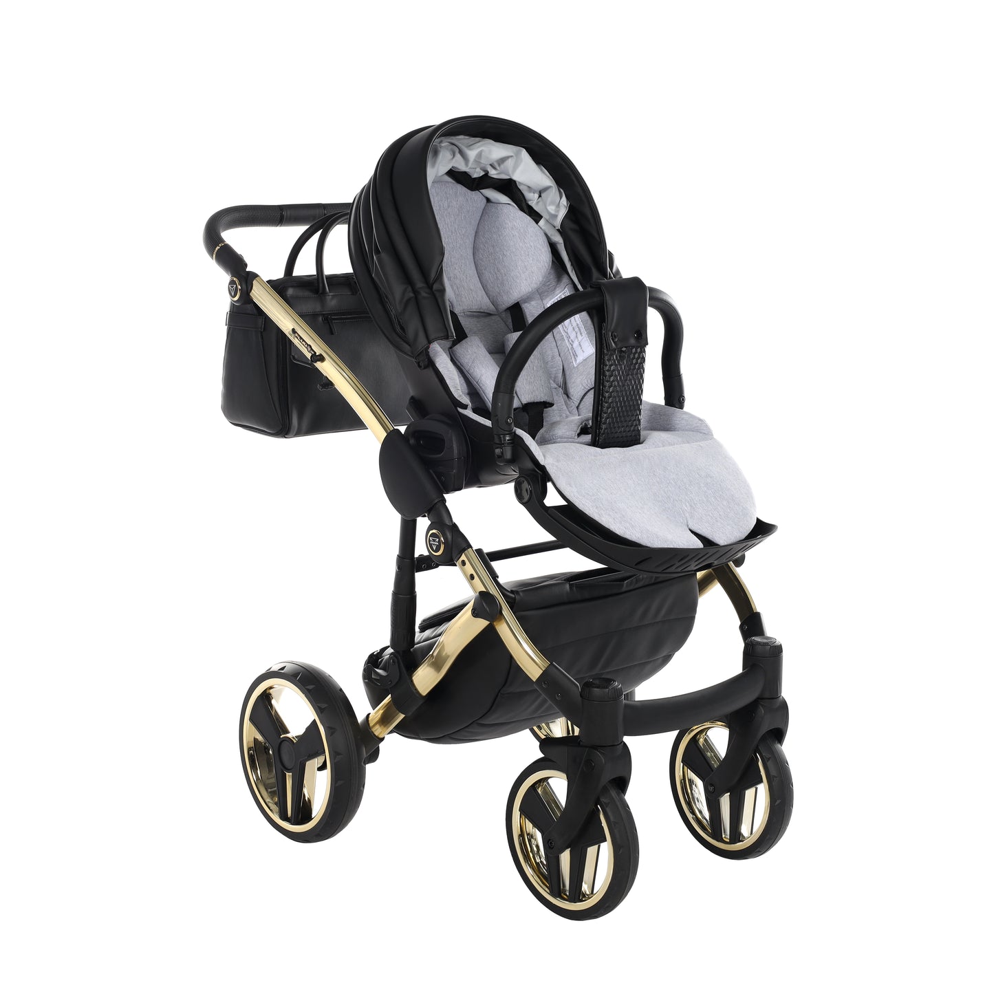 Junama FLUO 2 in 1 , prams and stroller, BLACK