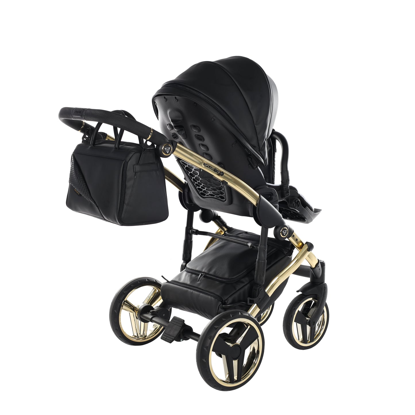 Junama FLUO 2 in 1 , prams and stroller, BLACK