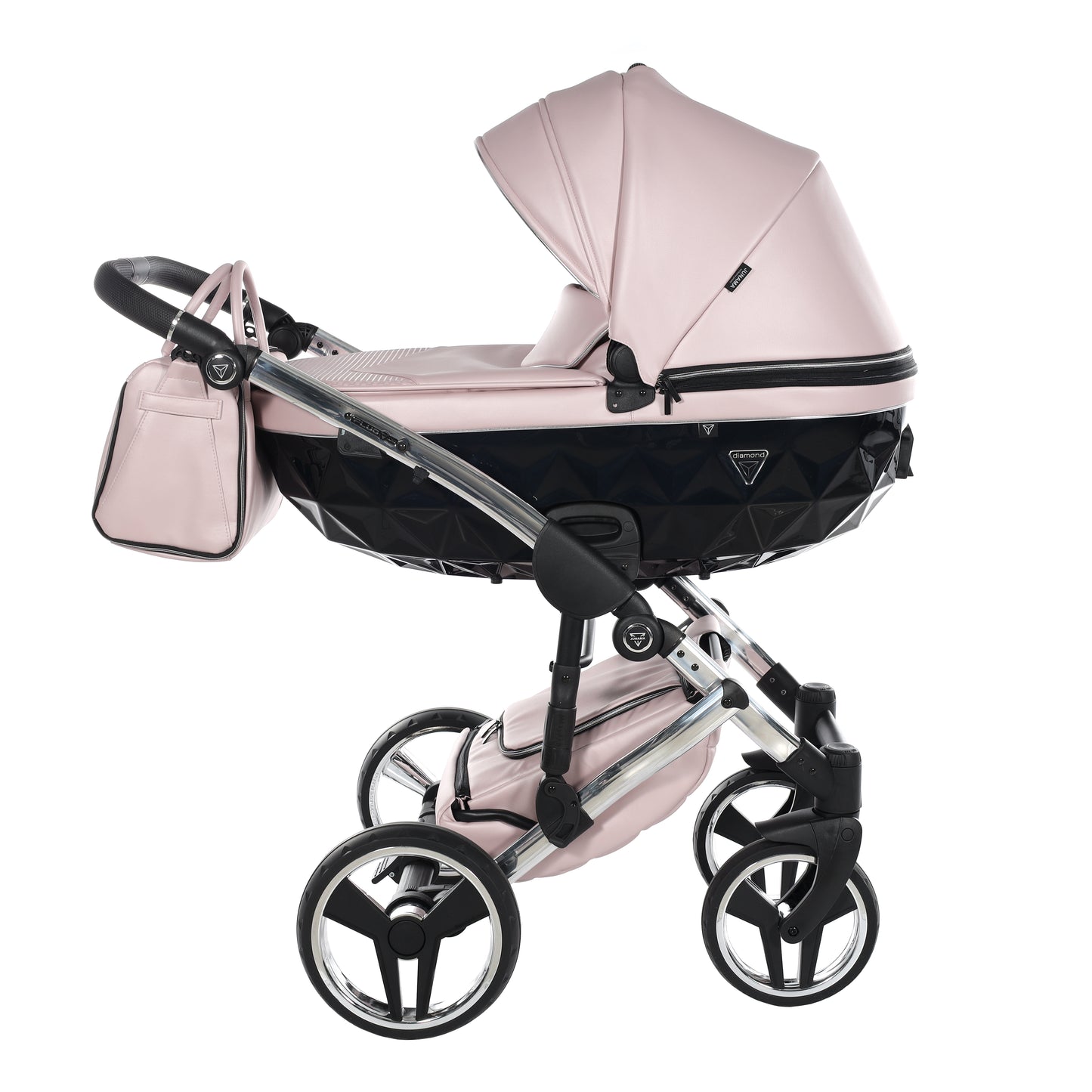 Junama FLUO 2 in 1 , prams and stroller, PINK