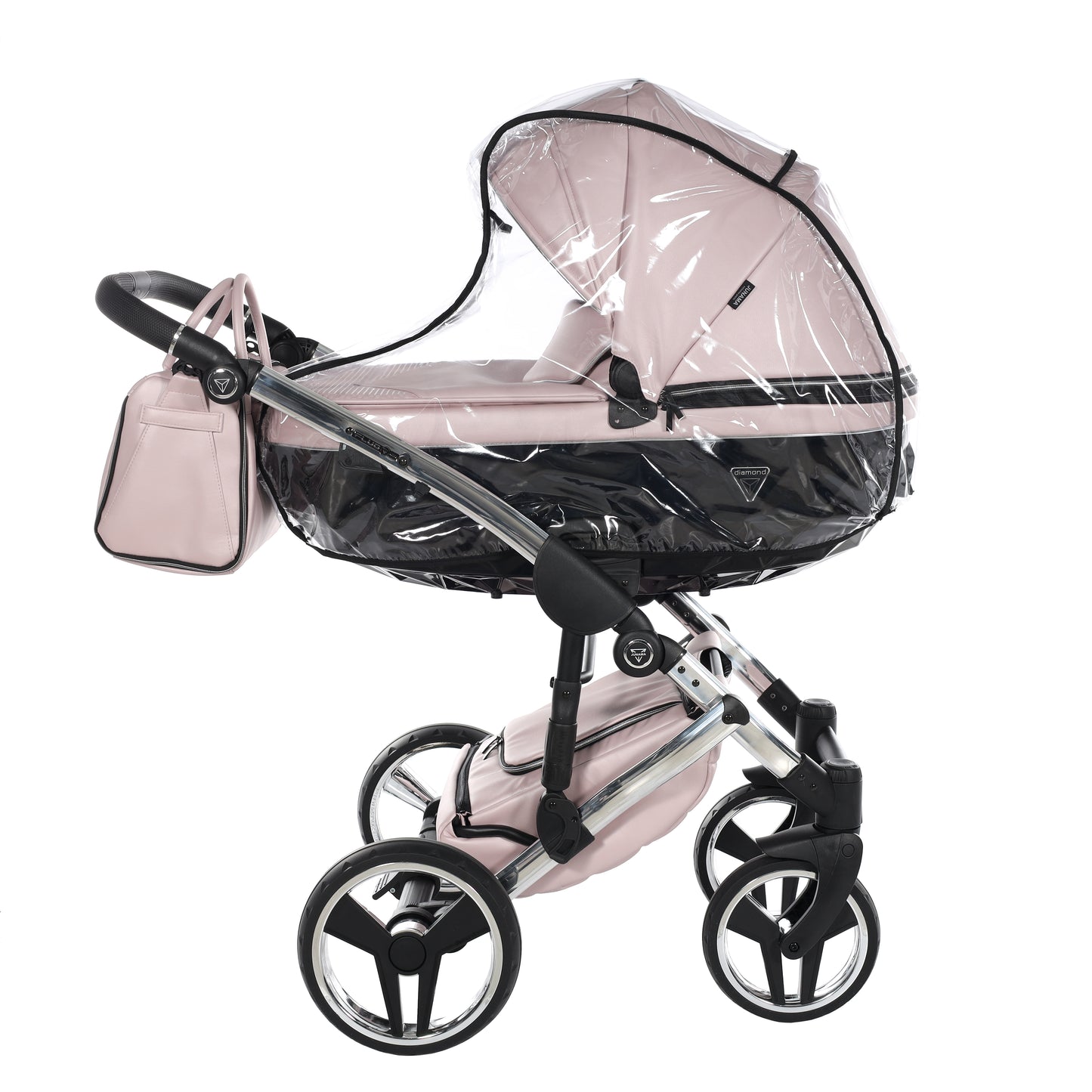 Junama FLUO 2 in 1 , prams and stroller, PINK