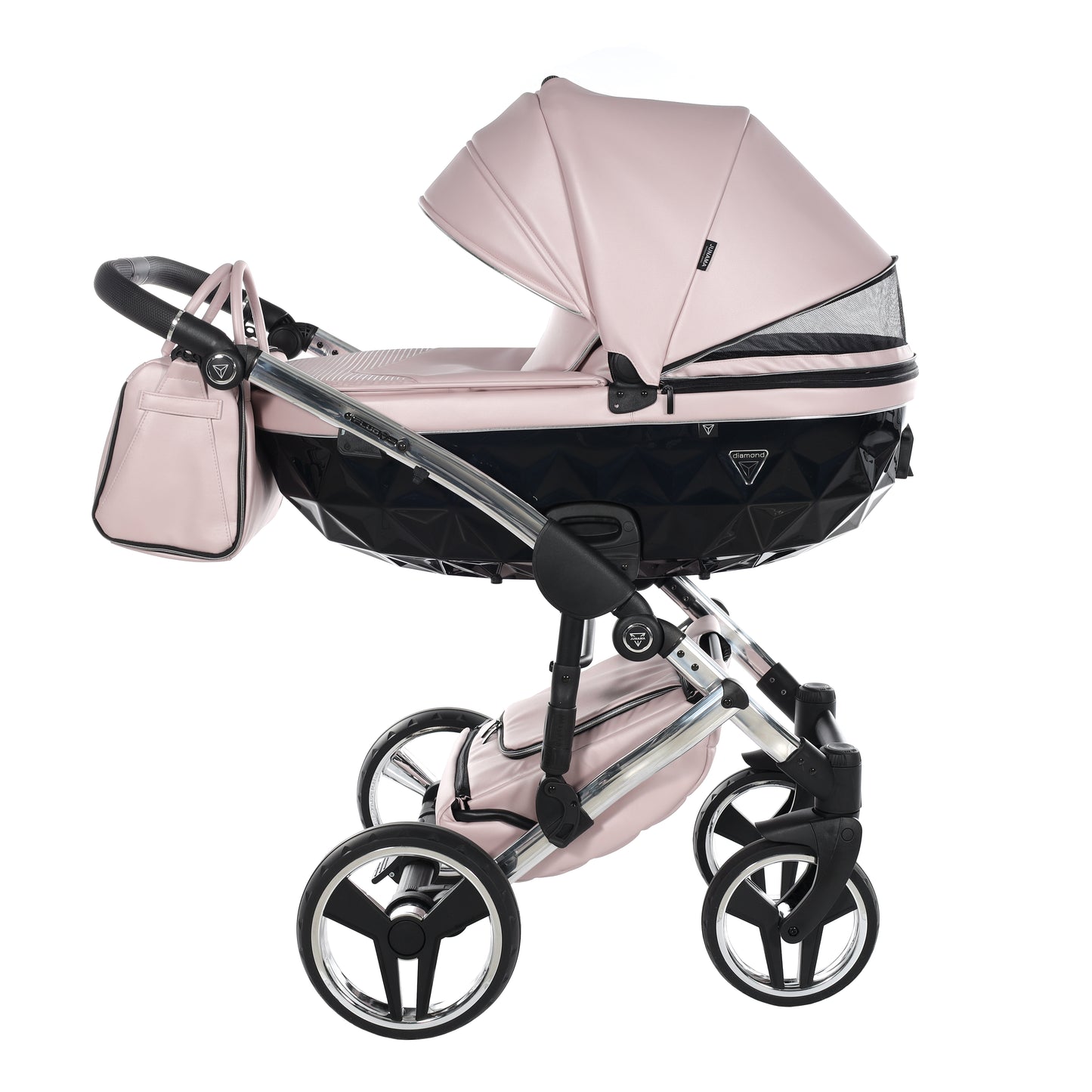 Junama FLUO 2 in 1 , prams and stroller, PINK
