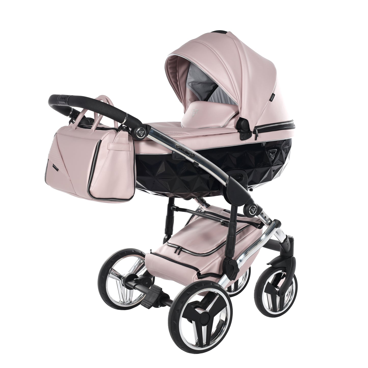 Junama FLUO 2 in 1 , prams and stroller, PINK