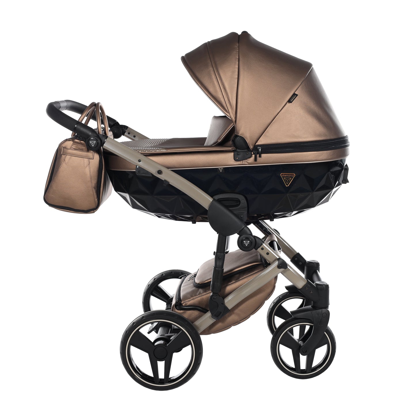 Junama FLUO 2 in 1 , prams and stroller, BROWN