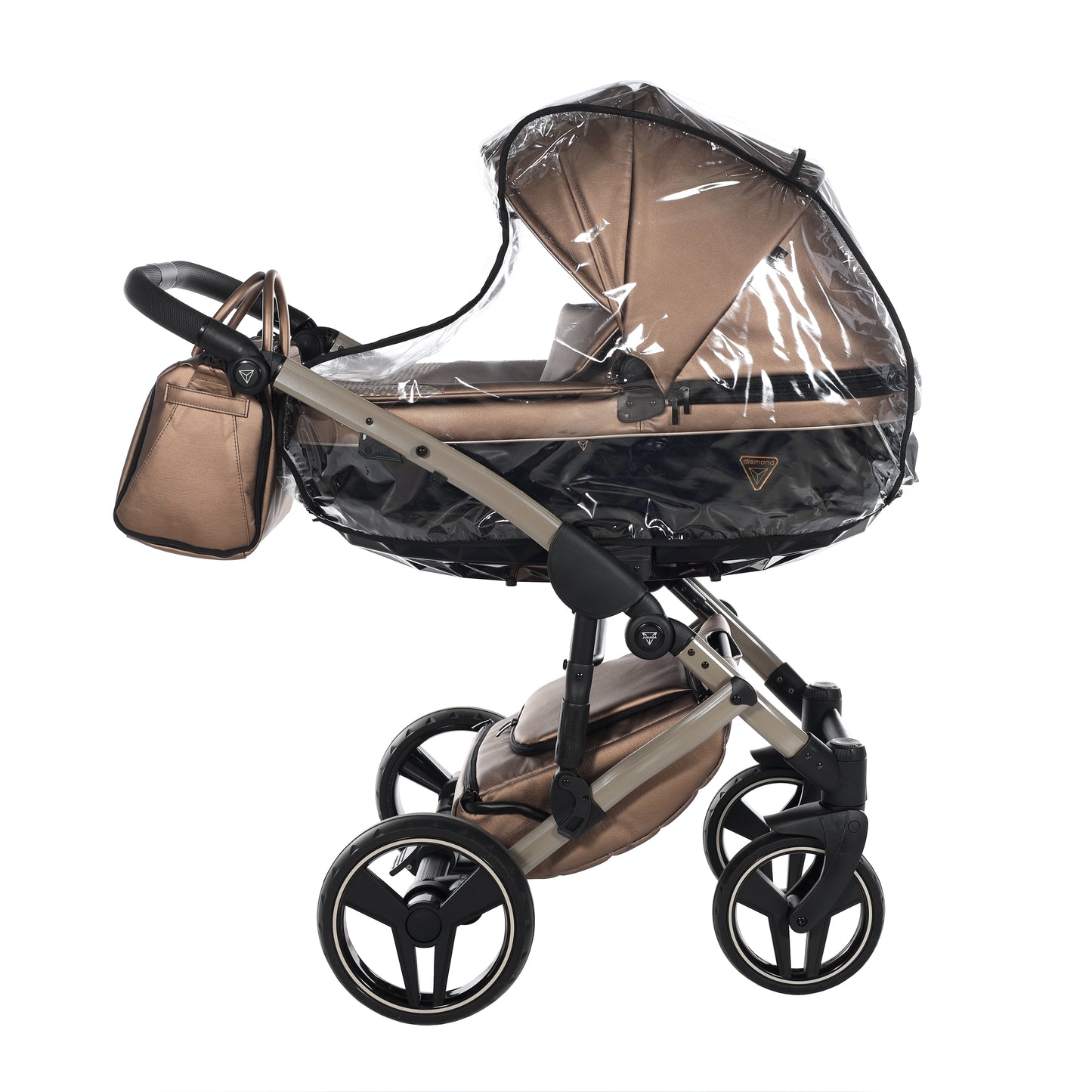 Junama FLUO 2 in 1 , prams and stroller, BROWN