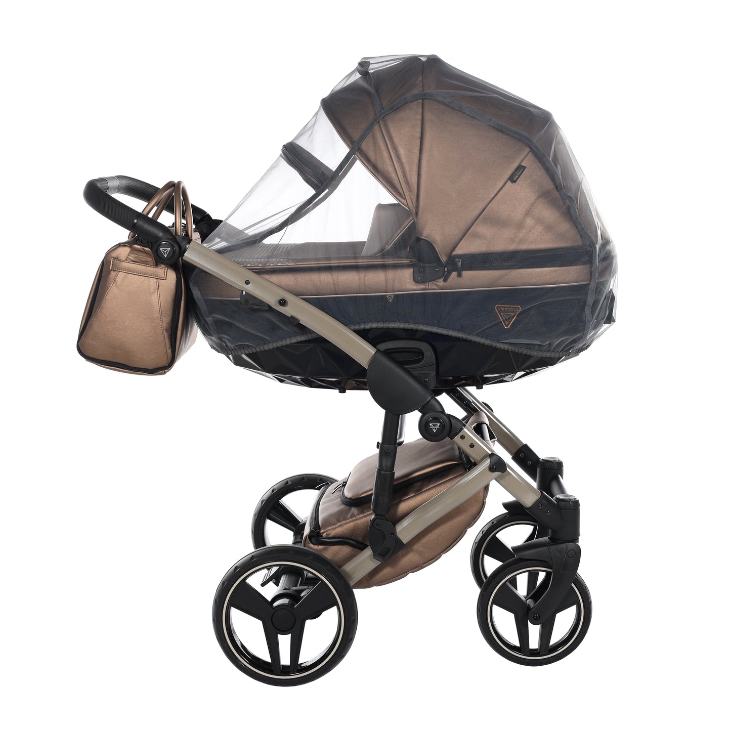Junama FLUO 2 in 1 , prams and stroller, BROWN