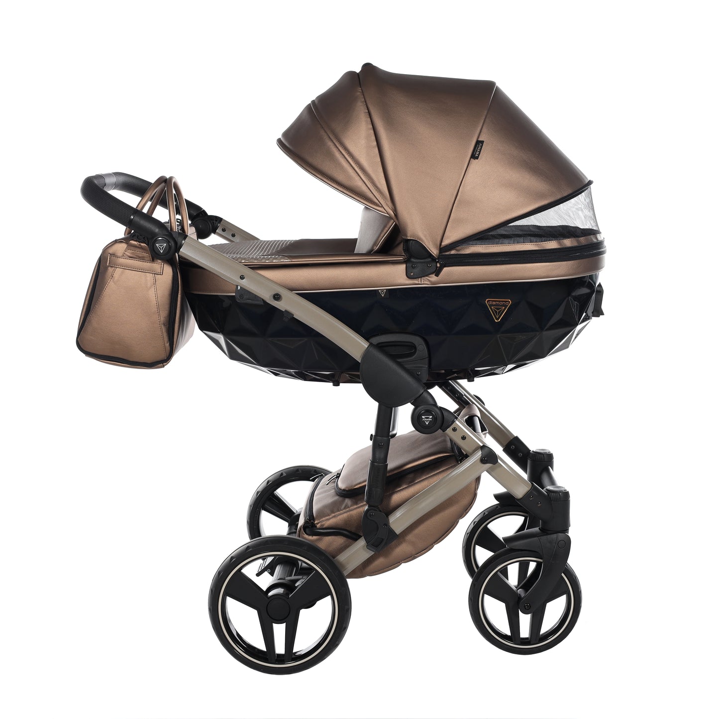 Junama FLUO 2 in 1 , prams and stroller, BROWN