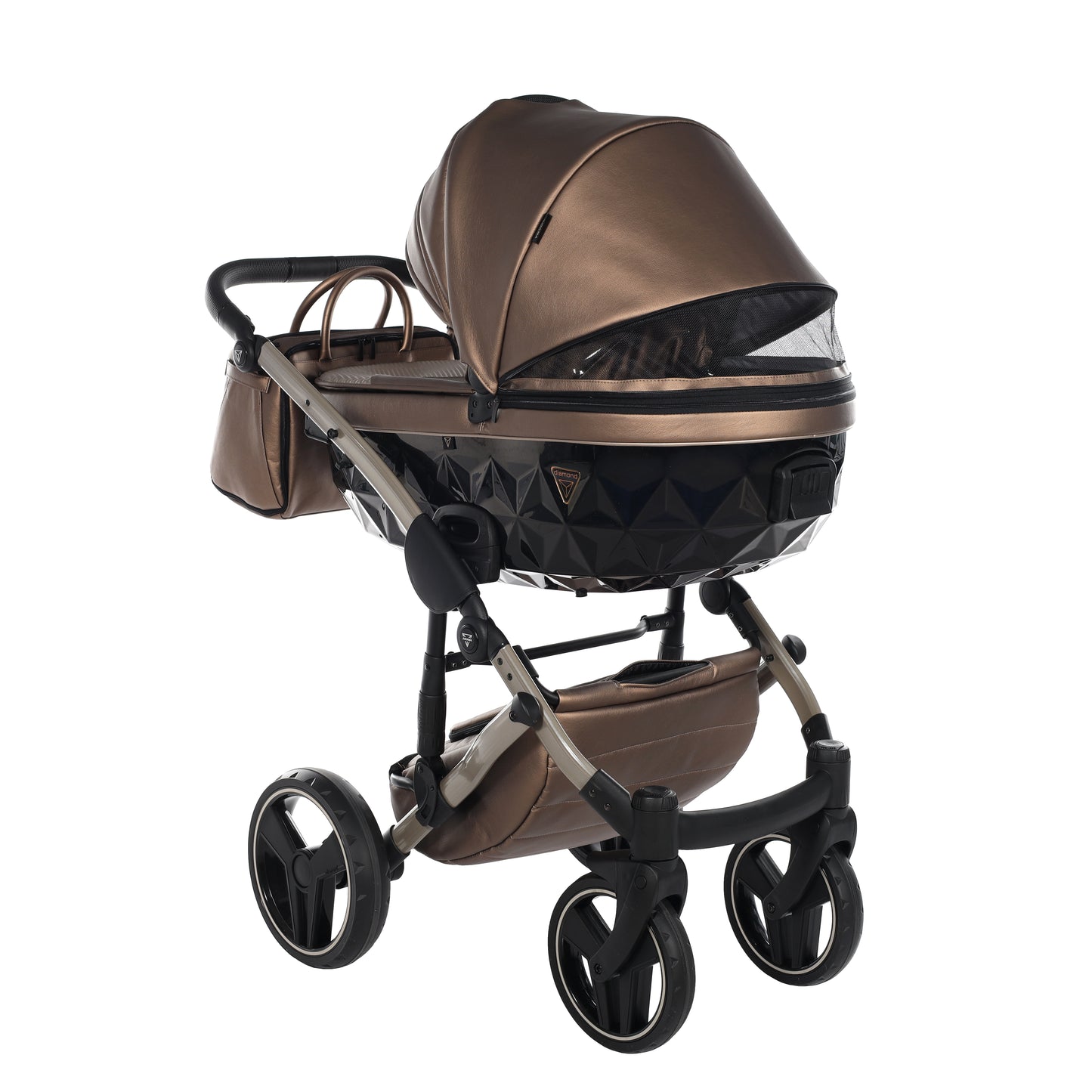 Junama FLUO 2 in 1 , prams and stroller, BROWN