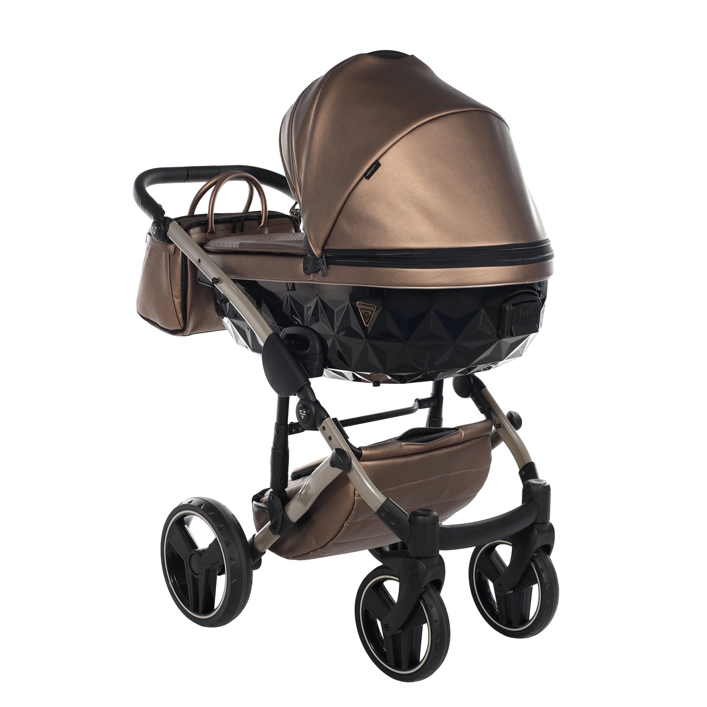 Junama FLUO 2 in 1 , prams and stroller, BROWN