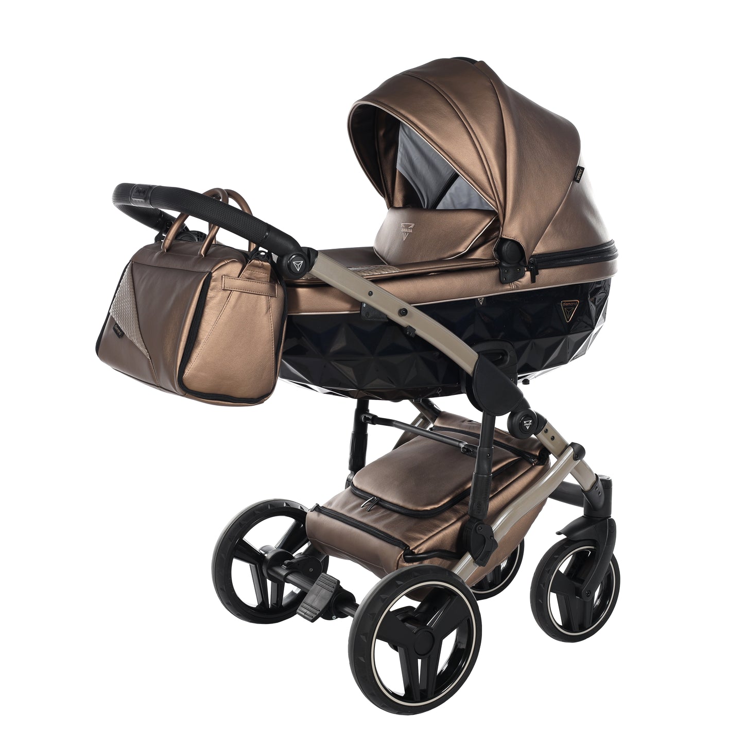 Junama FLUO 2 in 1 , prams and stroller, BROWN