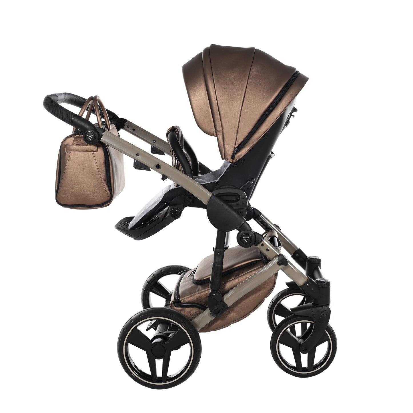 Junama FLUO 2 in 1 , prams and stroller, BROWN