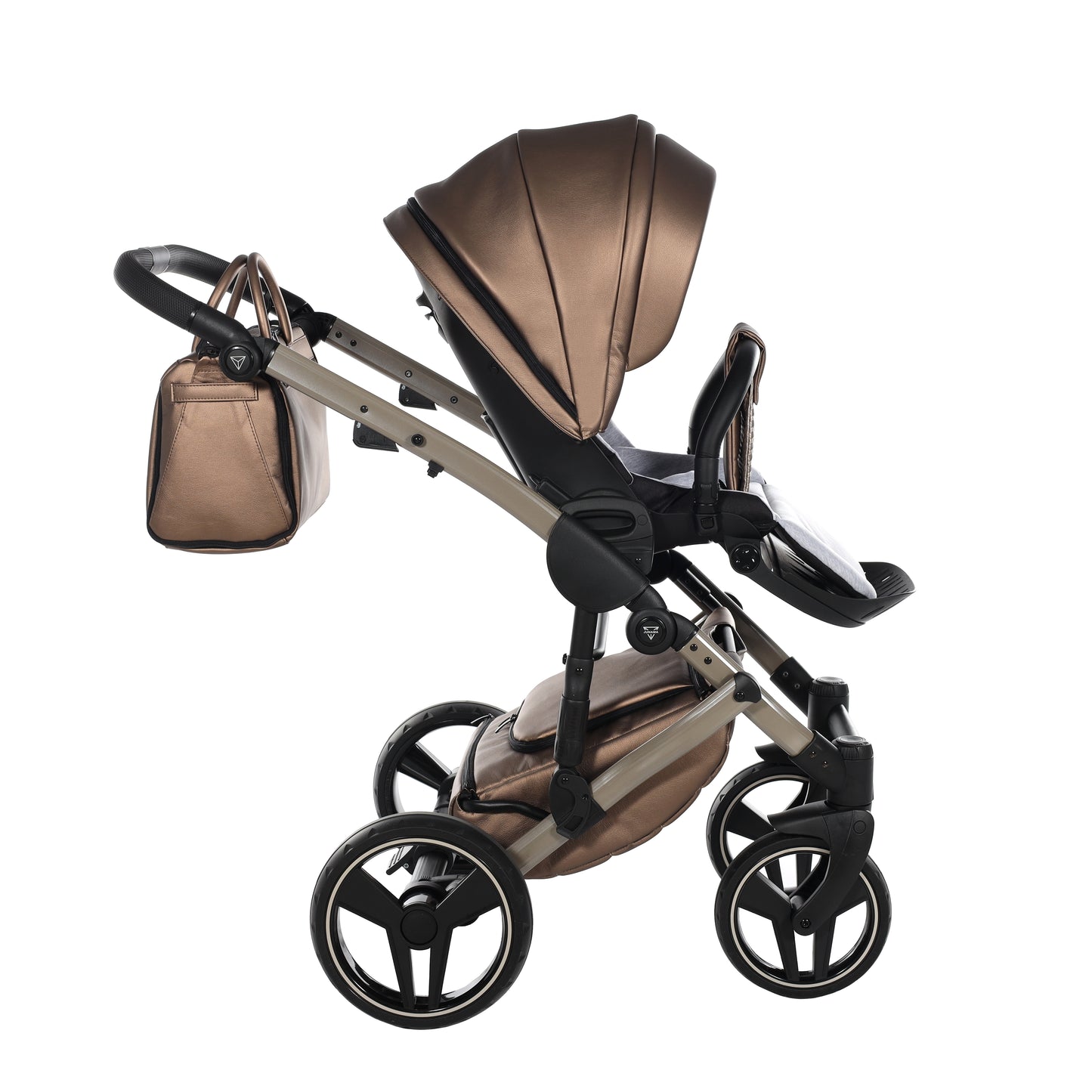 Junama FLUO 2 in 1 , prams and stroller, BROWN