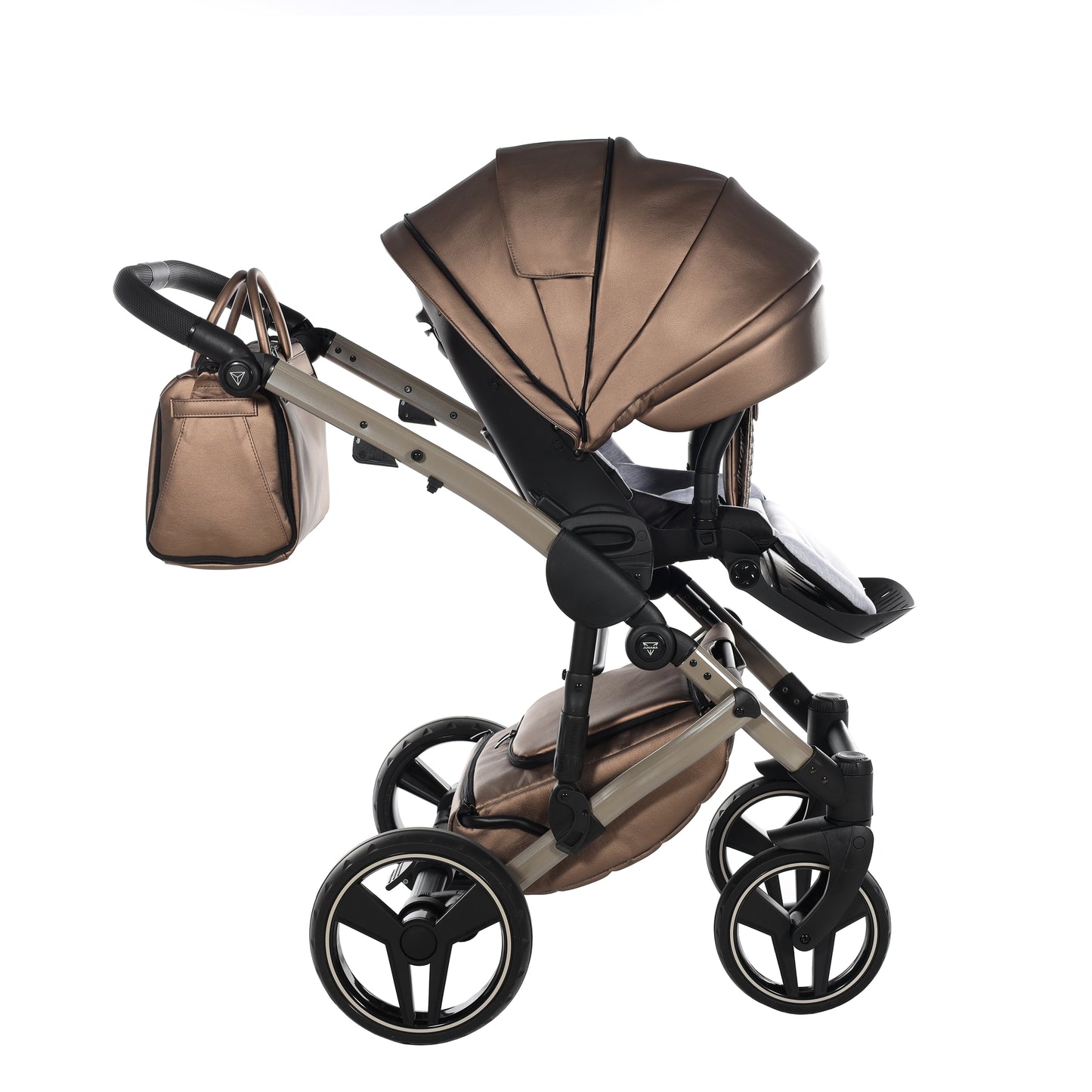 Junama FLUO 2 in 1 , prams and stroller, BROWN