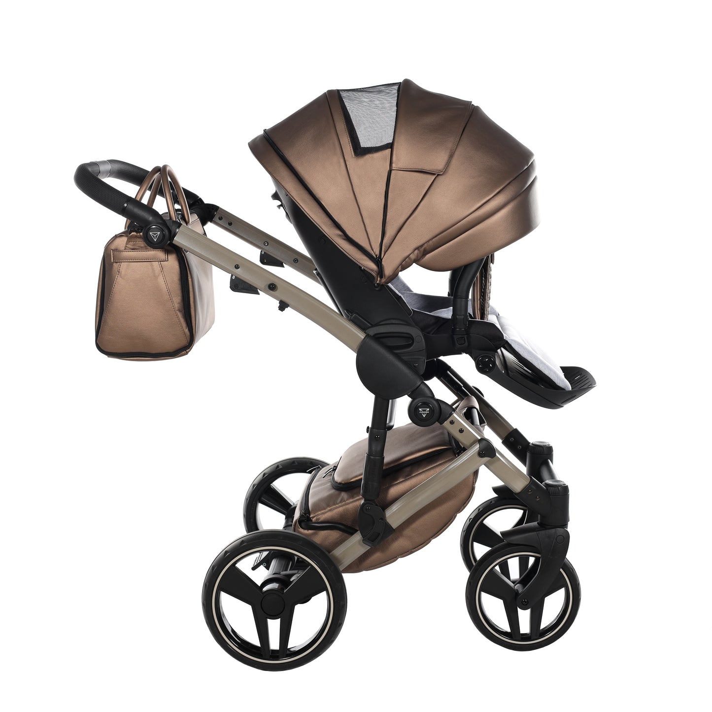 Junama FLUO 2 in 1 , prams and stroller, BROWN