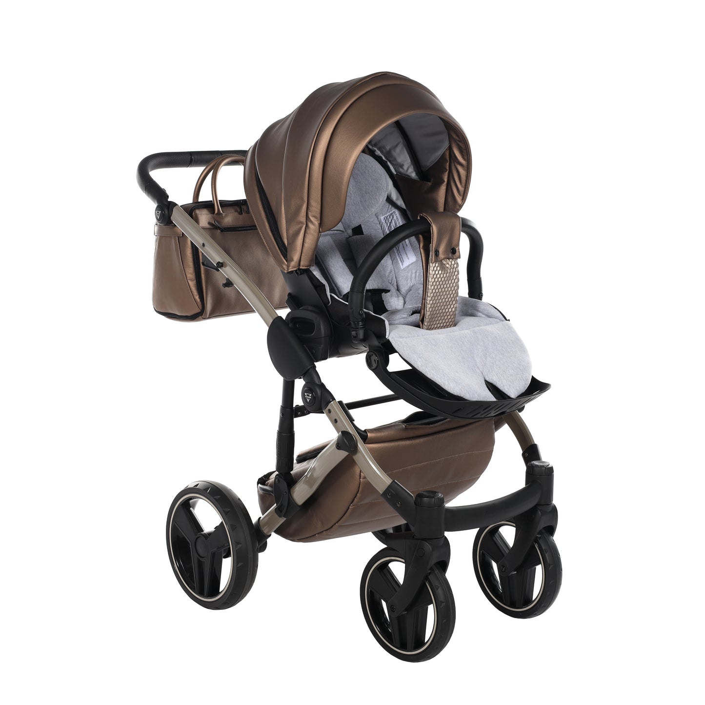 Junama FLUO 2 in 1 , prams and stroller, BROWN