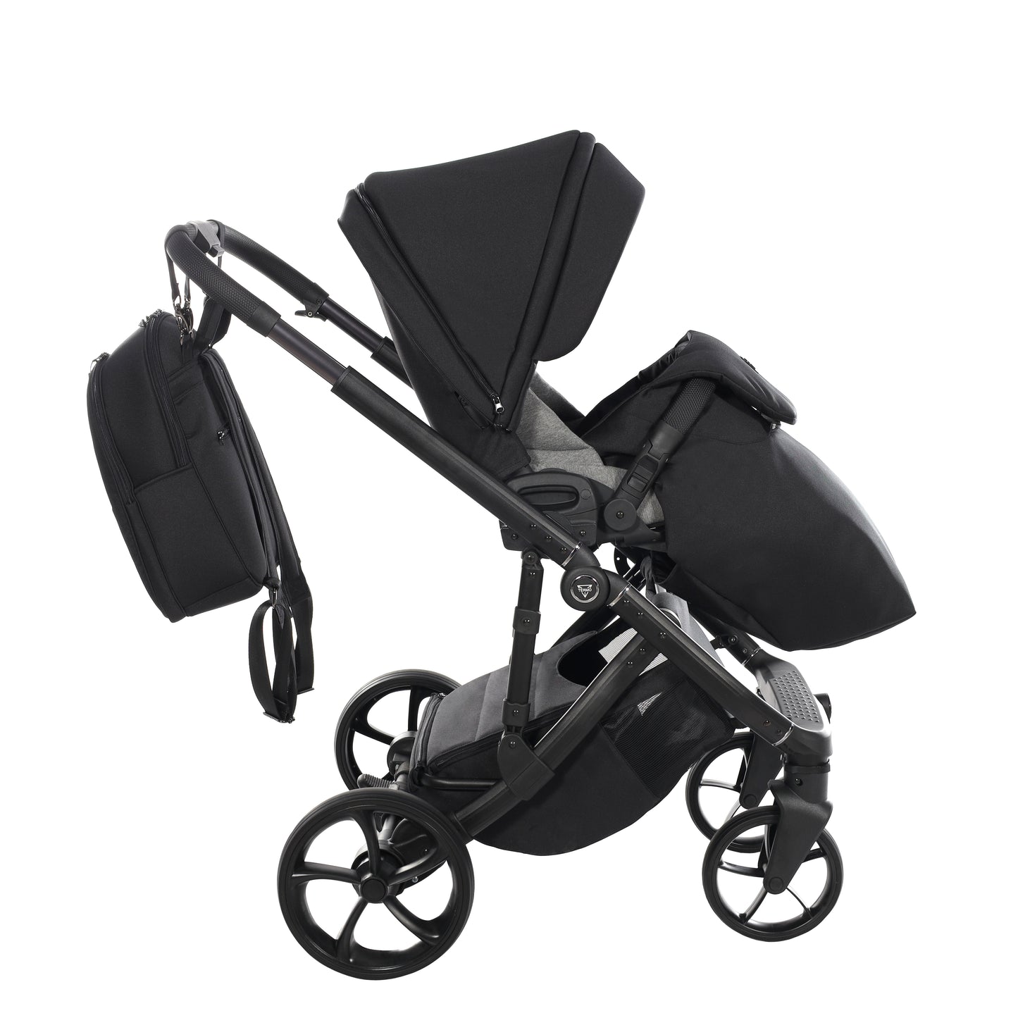 Junama TERMO 2 in 1 , prams and stroller, BLACK
