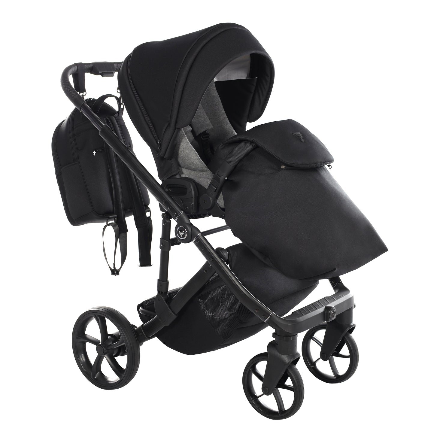 Junama TERMO 2 in 1 , prams and stroller, BLACK