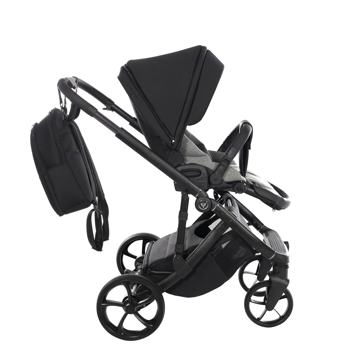 Junama TERMO 2 in 1 , prams and stroller, BLACK