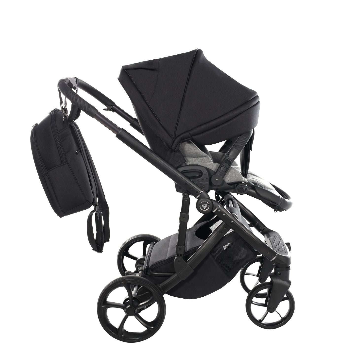 Junama TERMO 2 in 1 , prams and stroller, BLACK