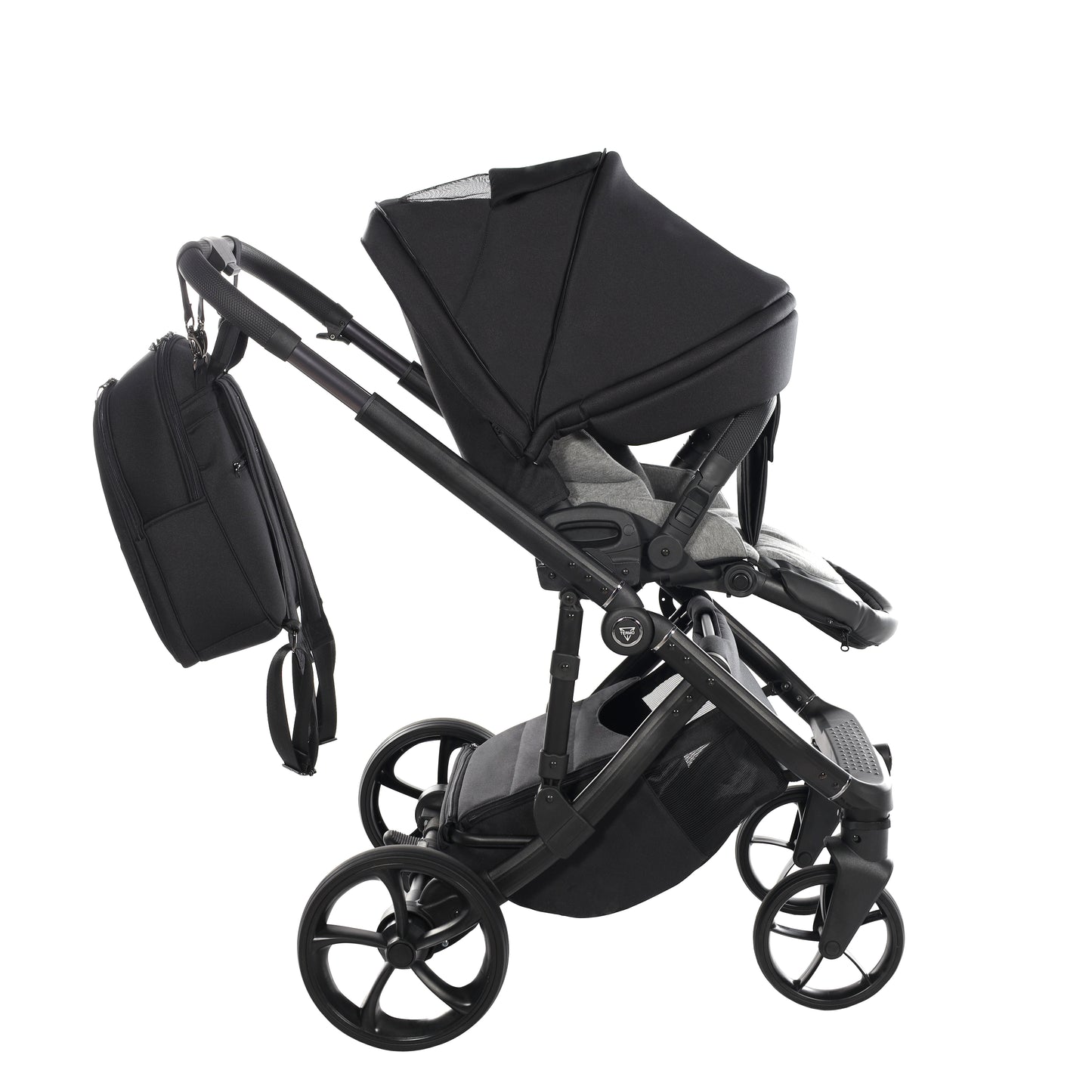 Junama TERMO 2 in 1 , prams and stroller, BLACK
