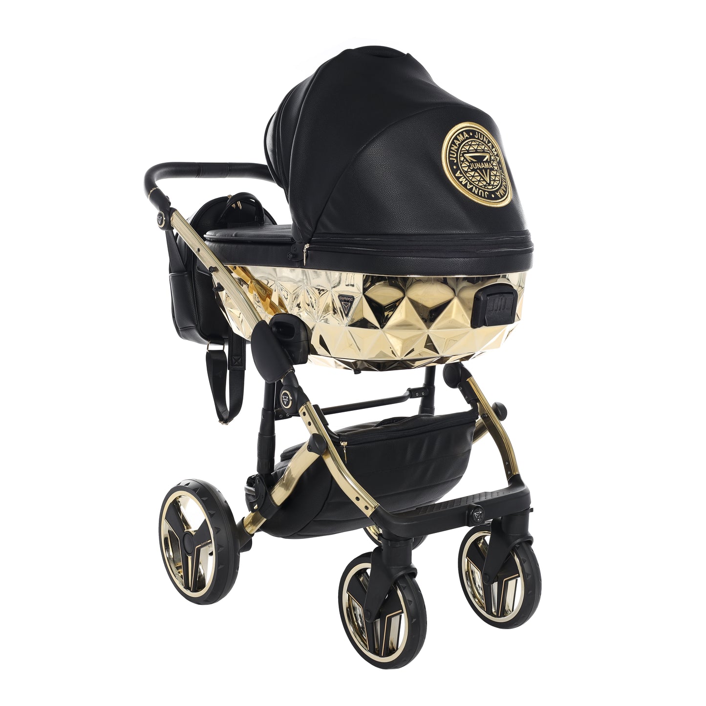 Junama HANDCRAFT V3 2 in 1 , prams and stroller, BLACK GOLD 05