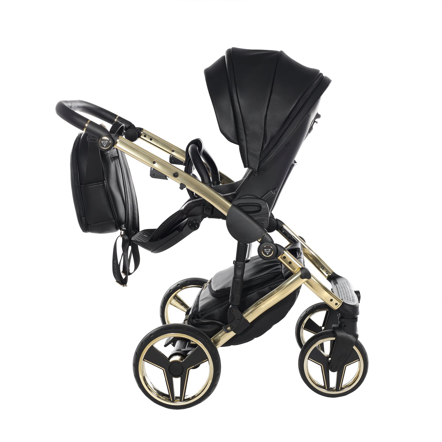 Junama HANDCRAFT V3 2 in 1 , prams and stroller, BLACK GOLD 05