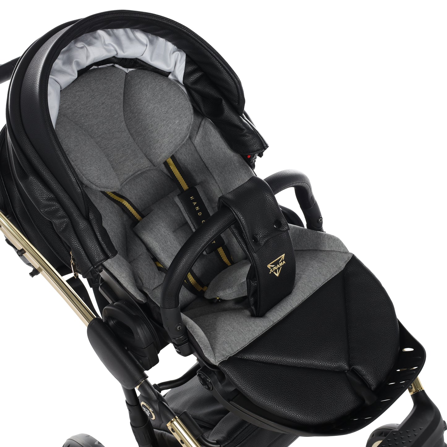 Junama HANDCRAFT V3 2 in 1 , prams and stroller, BLACK GOLD 05