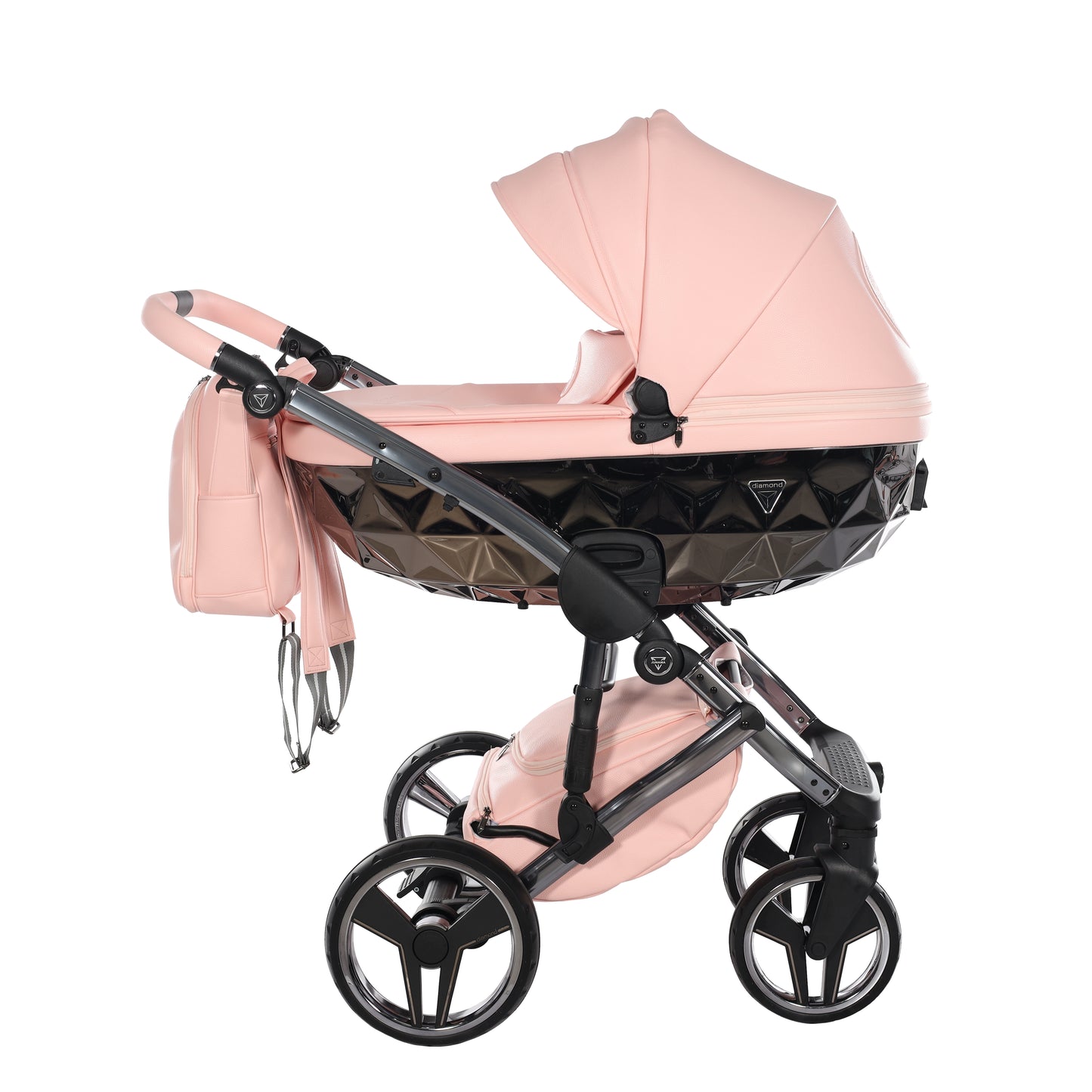 Junama HANDCRAFT V3 2 in 1 , prams and stroller, Apricot 02