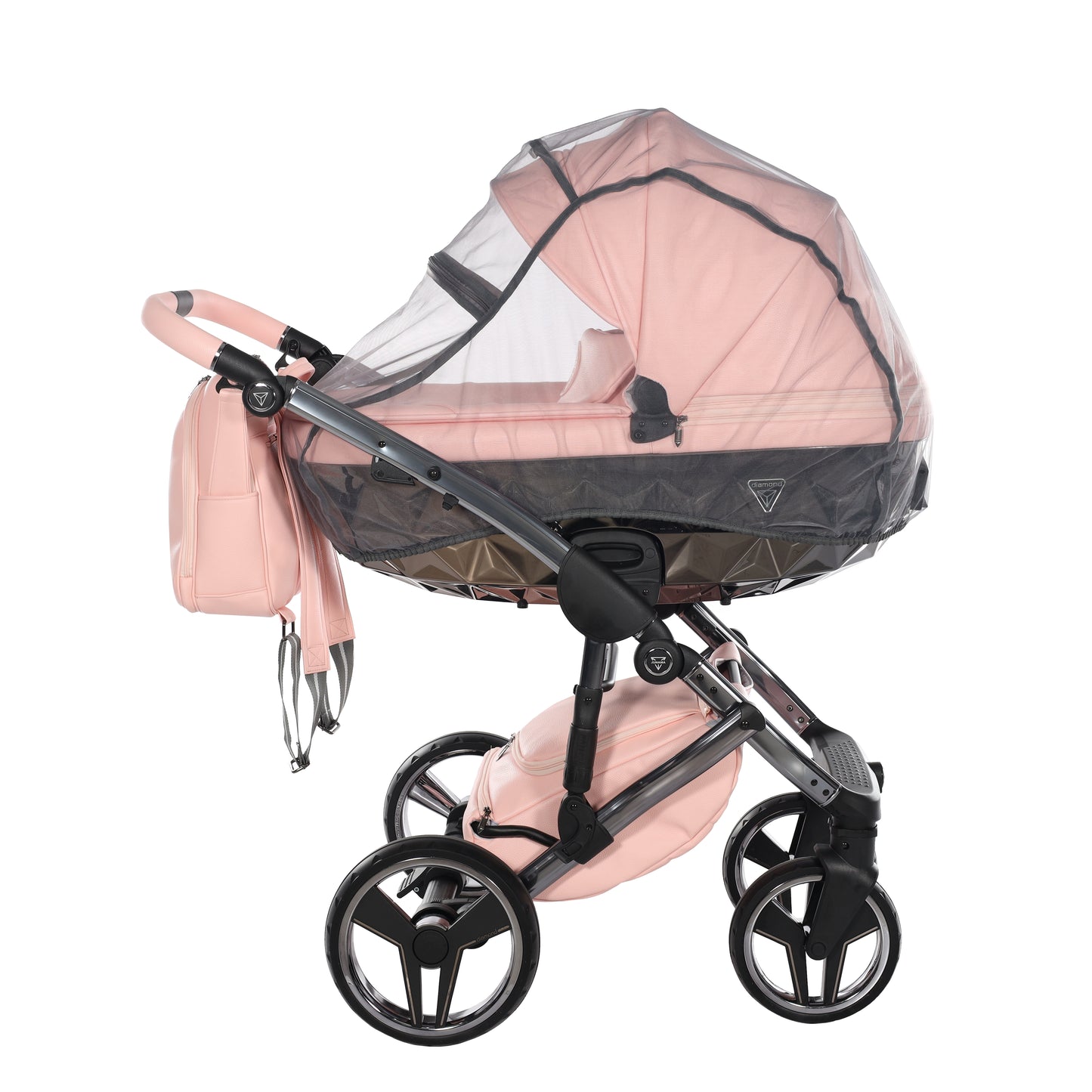 Junama HANDCRAFT V3 2 in 1 , prams and stroller, Apricot 02
